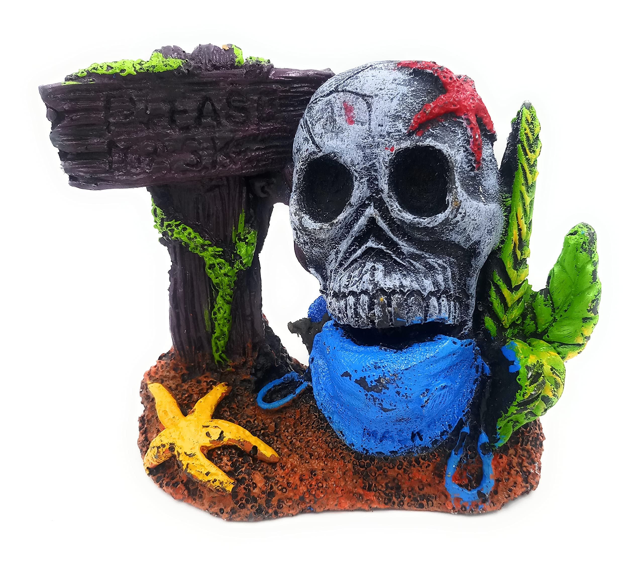 JAINSONS PET PRODUCTS Resin Haunted Mask Skull Aquarium Decoration Ornaments for Fish Tank Aquarium (Size: 9 cm x 6 cm x 10 cm) (B09DD1CM3K) Amazon Price History, Amazon Price Tracker