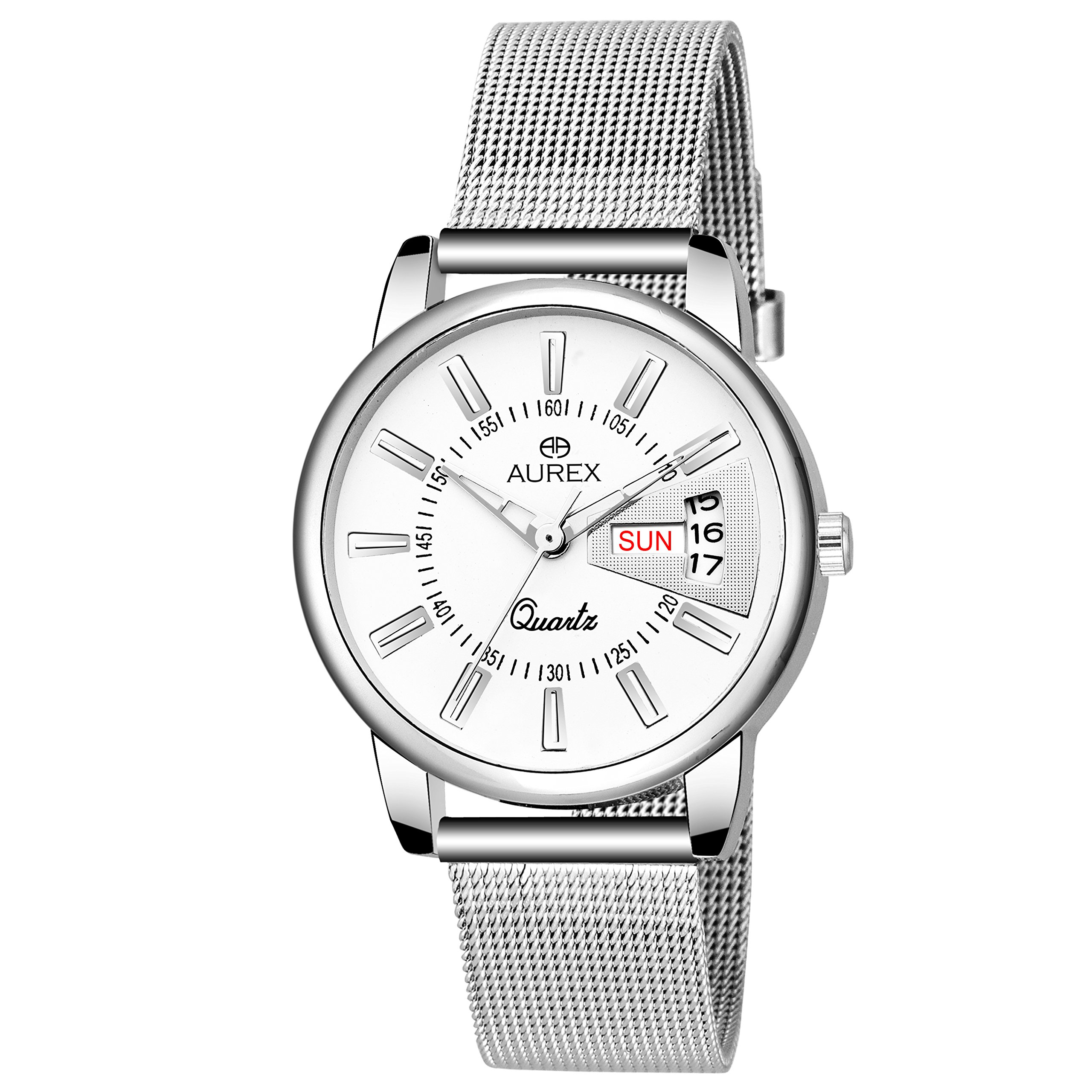 AUREX Awesome Analog White Dial Womens and Girls Watch (AX-LR517-WTC) (B07DG2NGGK) Amazon Price History, Amazon Price Tracker