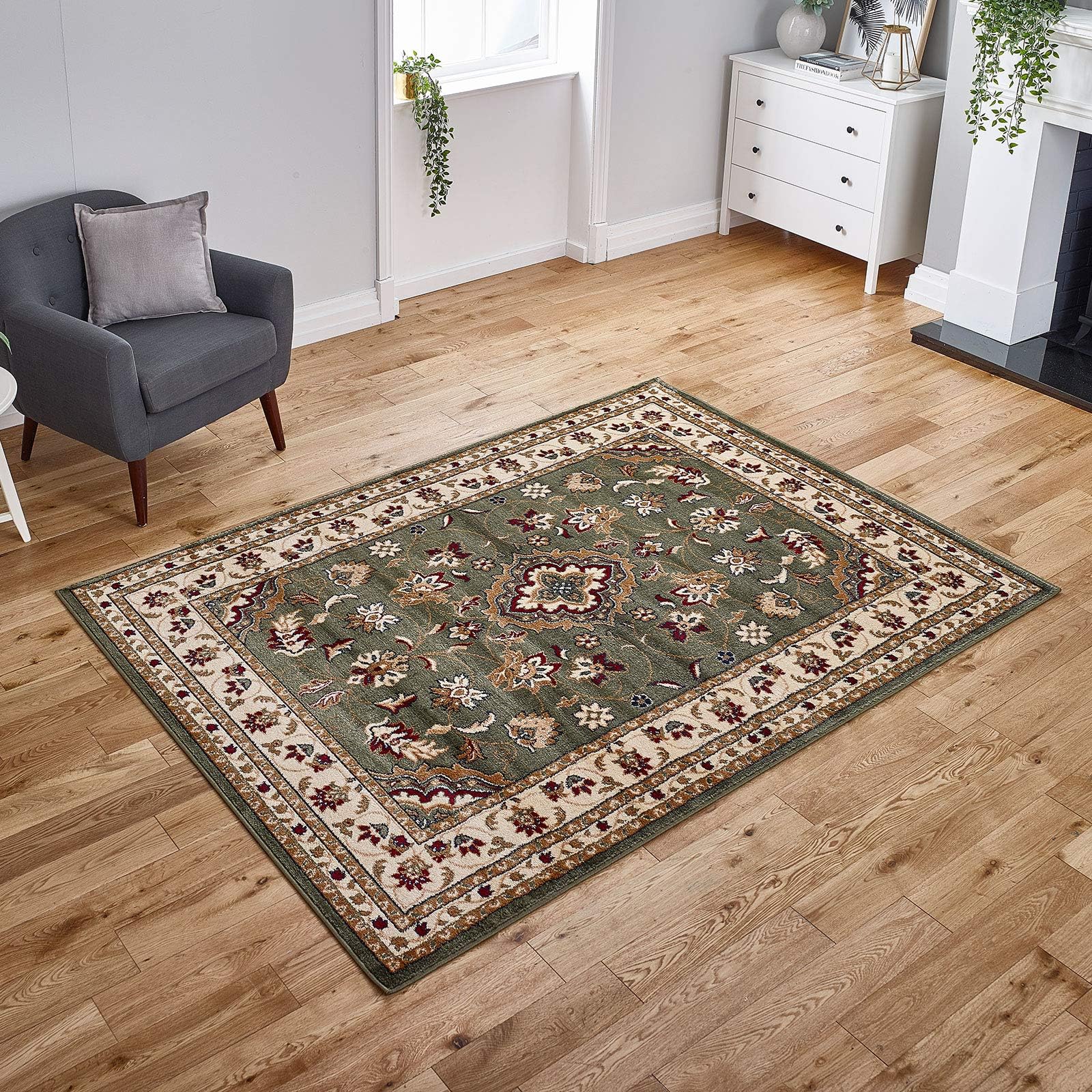 Sincerity Well Woven Persian Floral Lancaster Sherborne Oriental Formal Traditional Area Rug Hall Bedroom Easy to Clean Stain Fade Resistant Shed Free Modern Contemporary Living Dining Room Rug