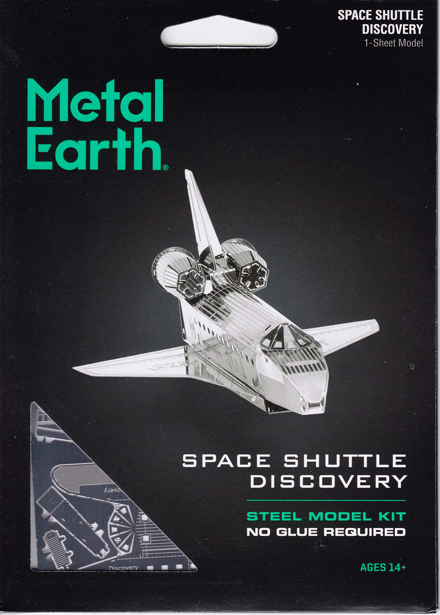 Fascinations Metal Earth Space Shuttle Discovery 3D Metal Model Kit - Image 6