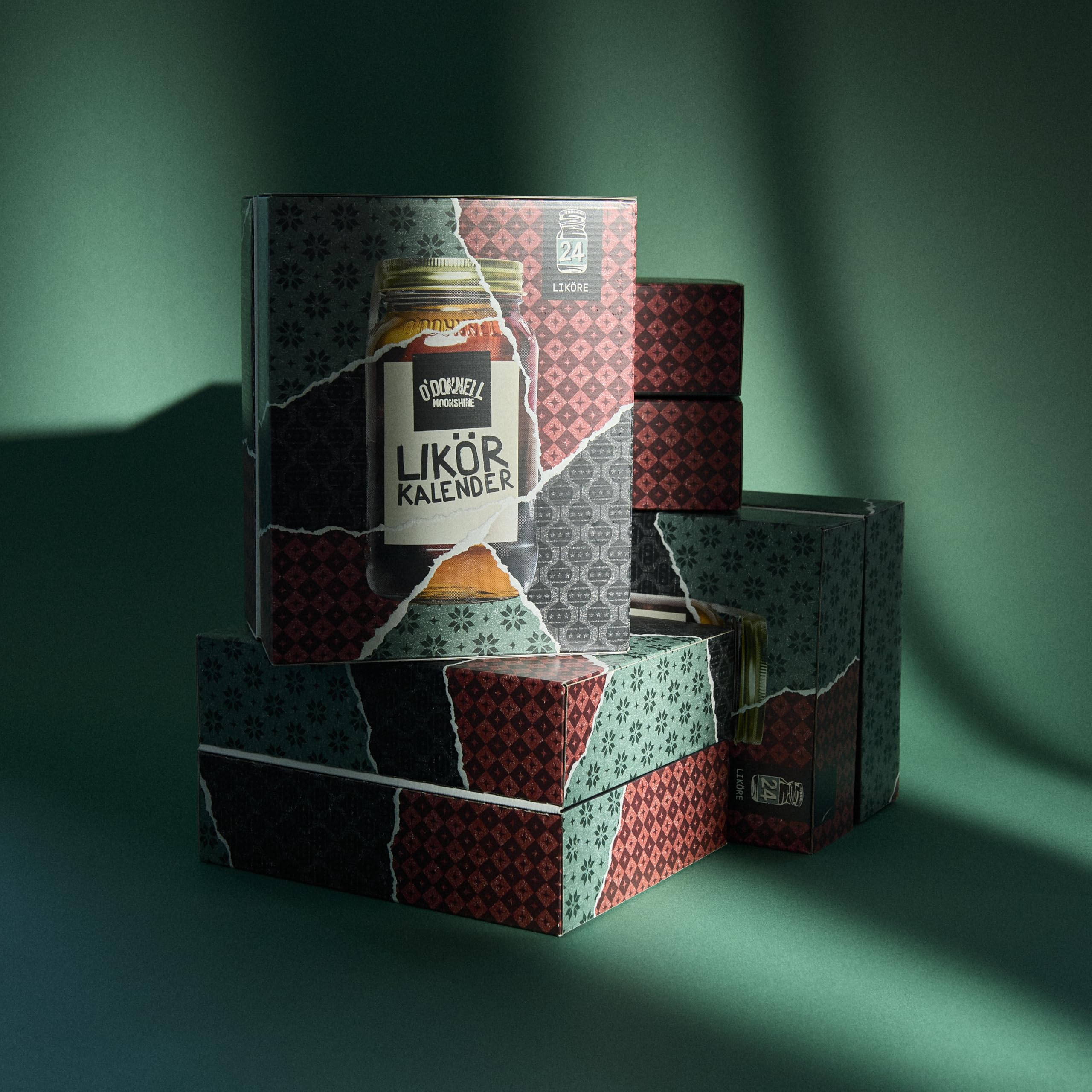 O'Donnell Shot-Adventskalender 2025 – Exklusives Moonshine Spirituosen Probierset (20ml) - Advent Calendar Füllung Männer mit Likör, Überraschungen & Adventsgeschenke Alkohol (limitiert)