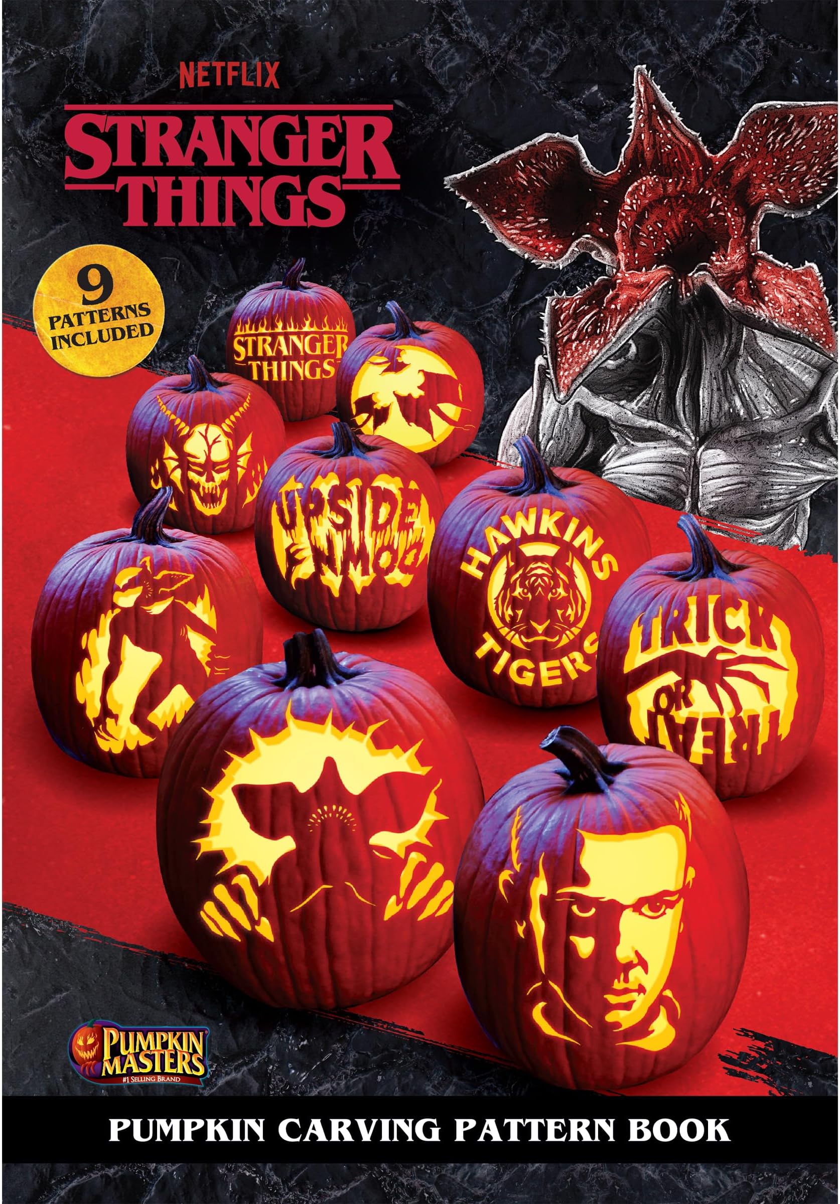 Stranger Things Pumpkin Carving Pattern Book by Pumpkin Masters: Includes 9 Iconic Patterns from the Hit Series