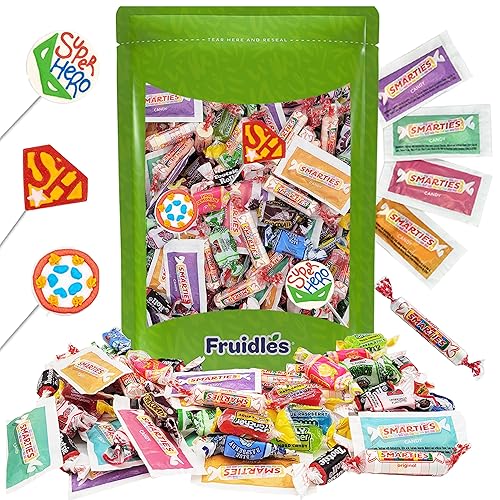 Fruidles Mega Candy Surtido Mix, perfecto para fiestas de eventos, eventos sociales, regalos de cumpleaños, sabores surtidos, dulces y paletas (1