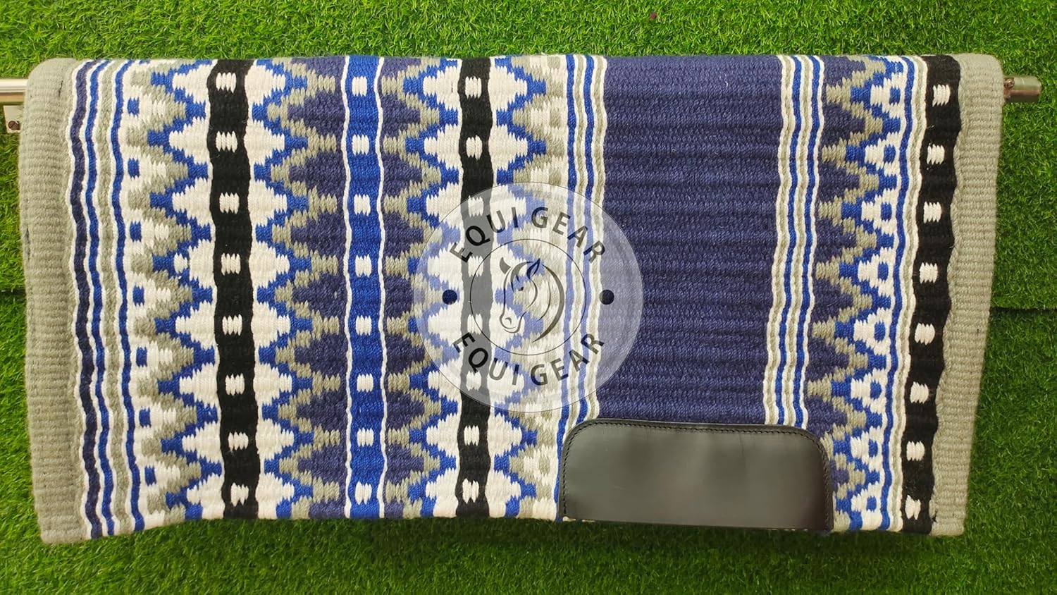 Horse Western Show Saddle Blanket/New Zealand Wool Western Saddle Blanket Top Wool Pad Sensor Flex (Customization Available) N347