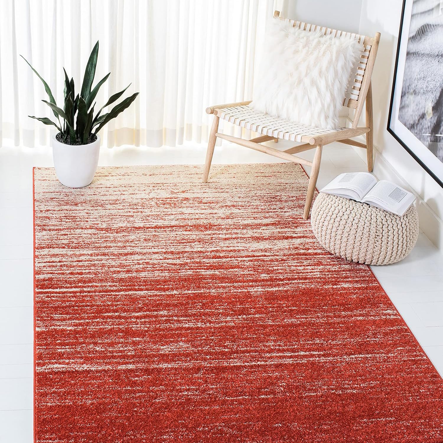 Tapis de salon lavable grand format pour sublimer la décoration de la chambre