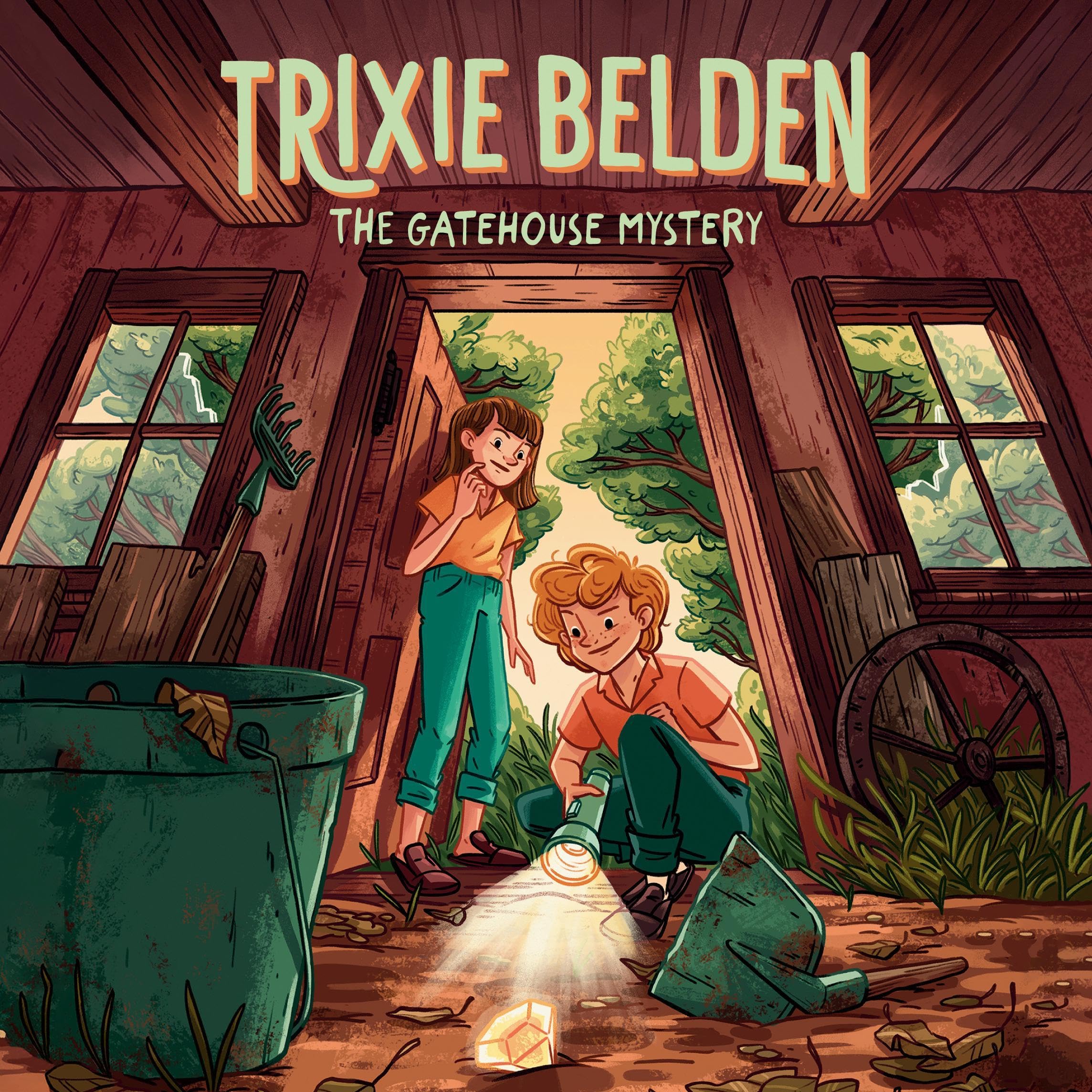 Cover art for The Gatehouse Mystery: Trixie Belden