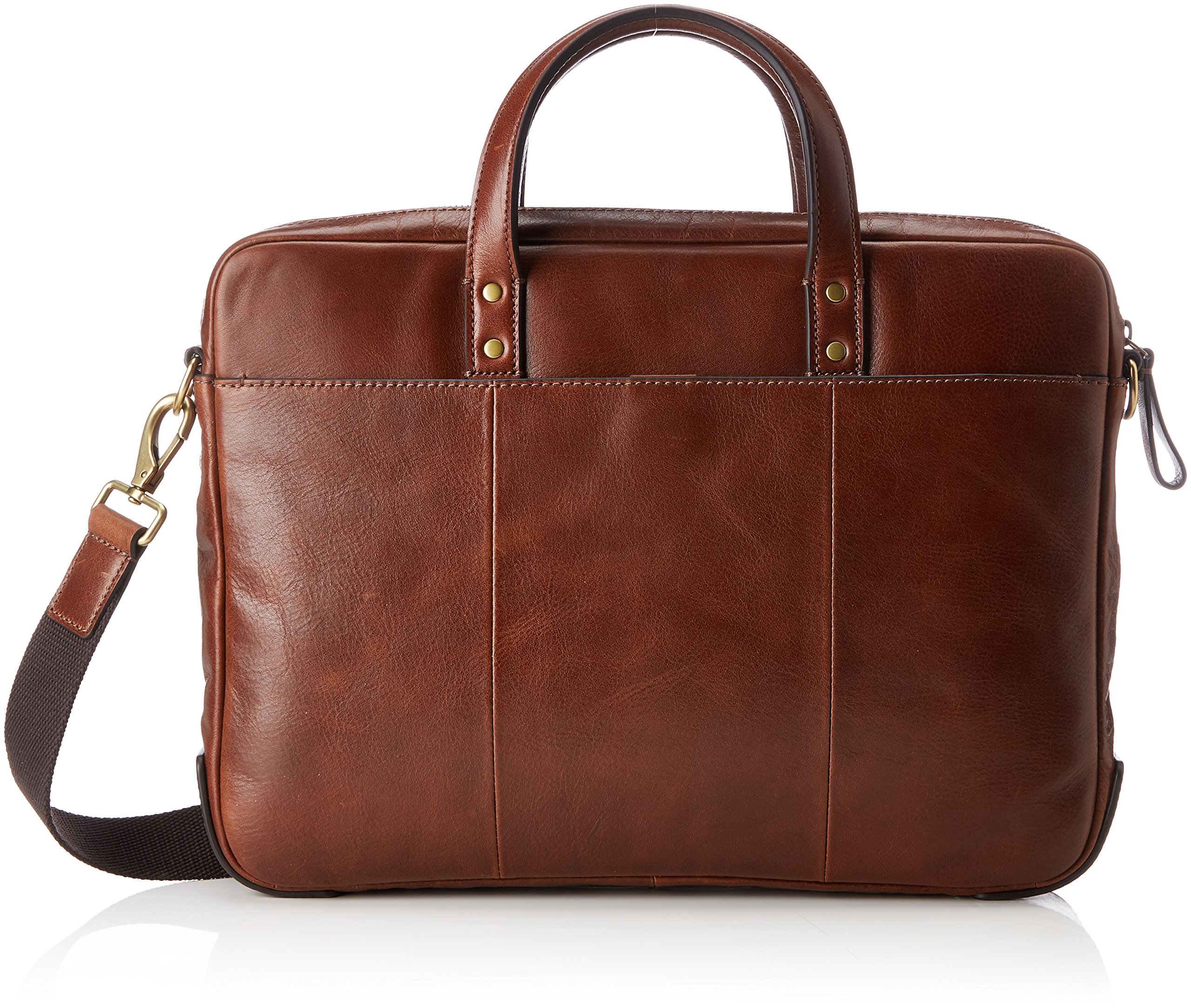 Fossil sac en cuir pour hommes Haskell 38,1 cm L x 5,08 cm L x 27,94 cm H