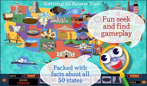 GeoSeeker USA HD: Map-Reading and Geography with a Hidden Object Twist - Thumbnail 2