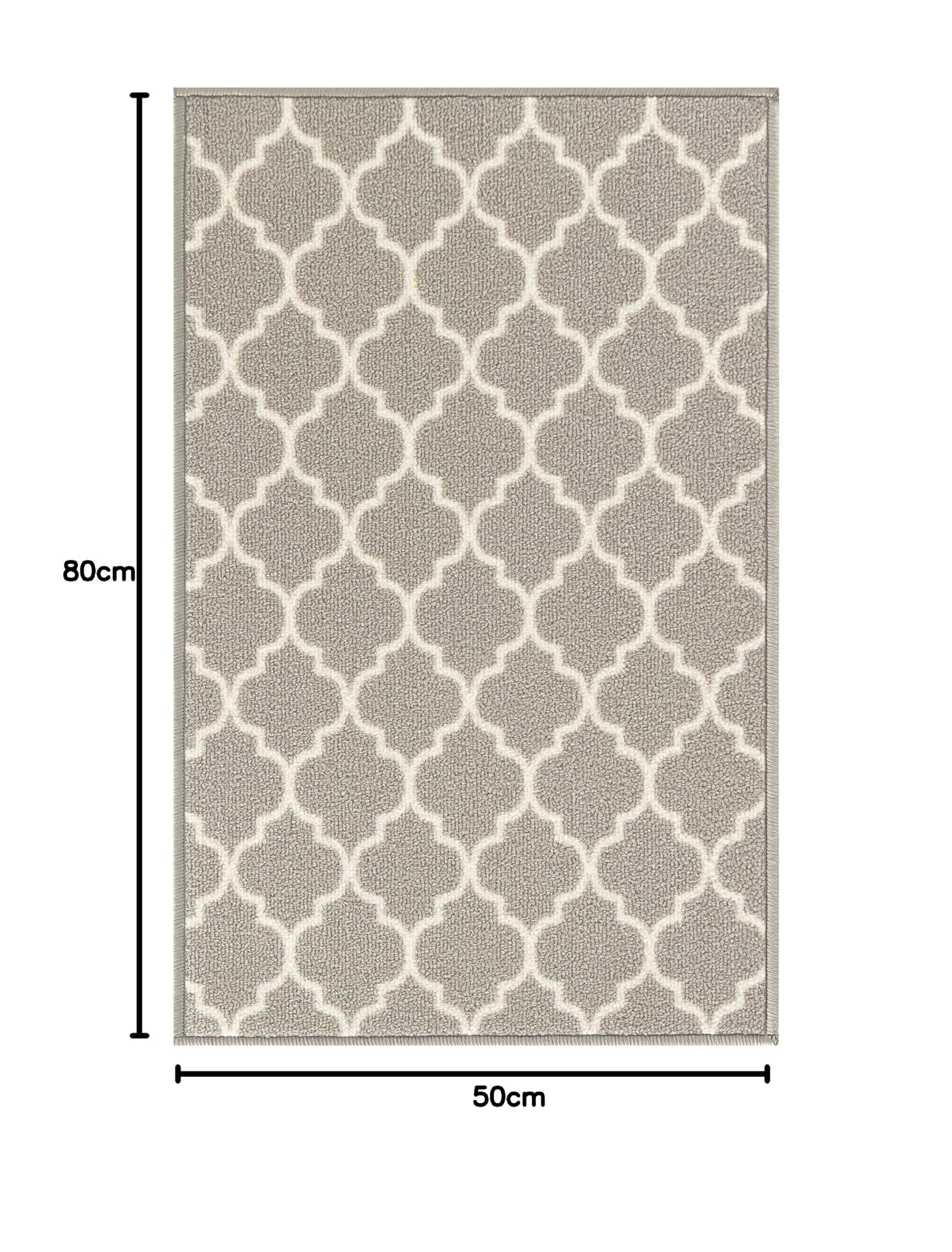Serdim Rugs Washable Door Mat Kitchen Mats Non Slip Trellis Design Hall Runner- Indoor Door Mat - Hallway-Passage Corridor Doormats - Floor Mat — view 2