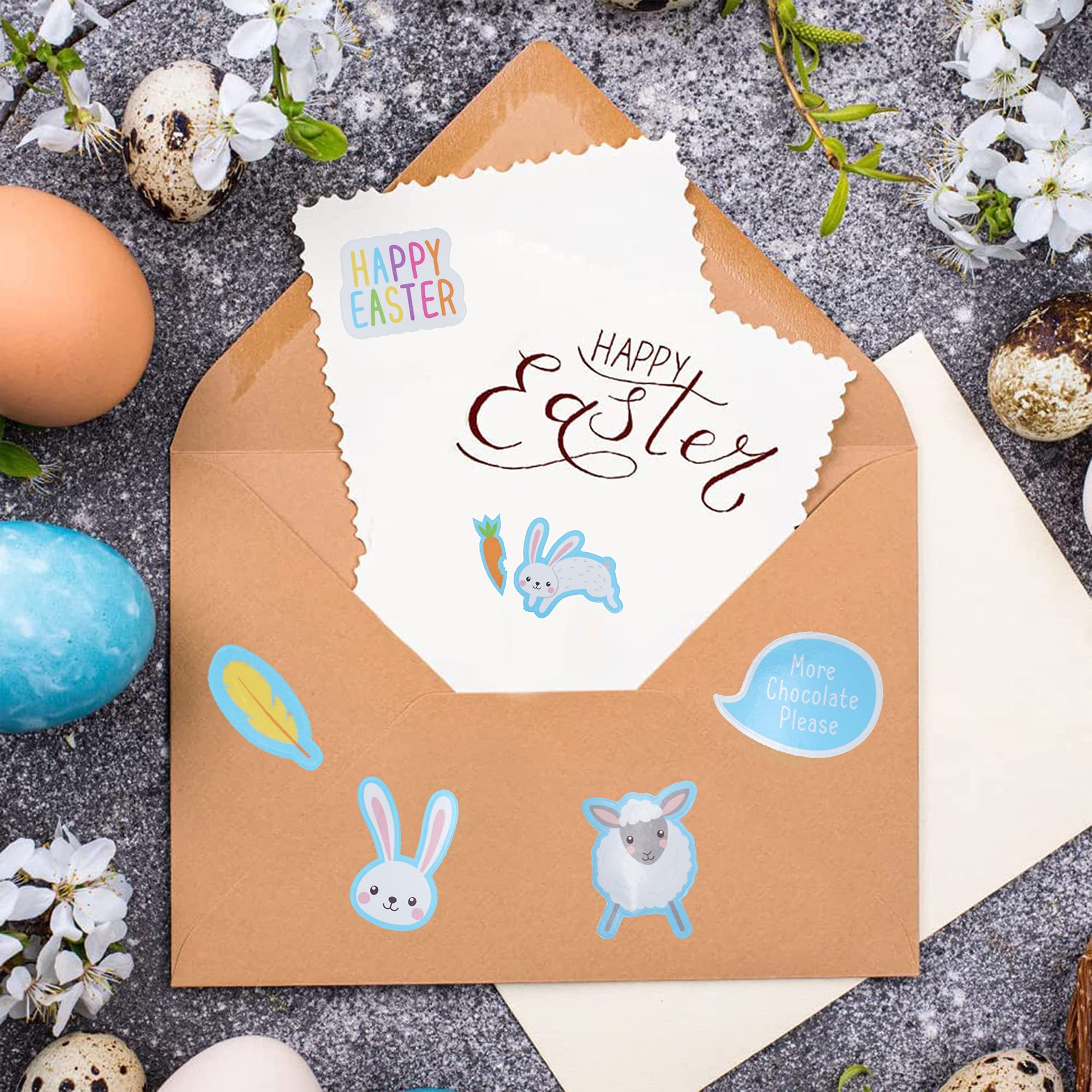 Set Di 4 Fustelle Pasquali In Metallo, Coniglietto, Per Scrapbooking E Biglietti Fai Da Te, 10x7 Cm - 5