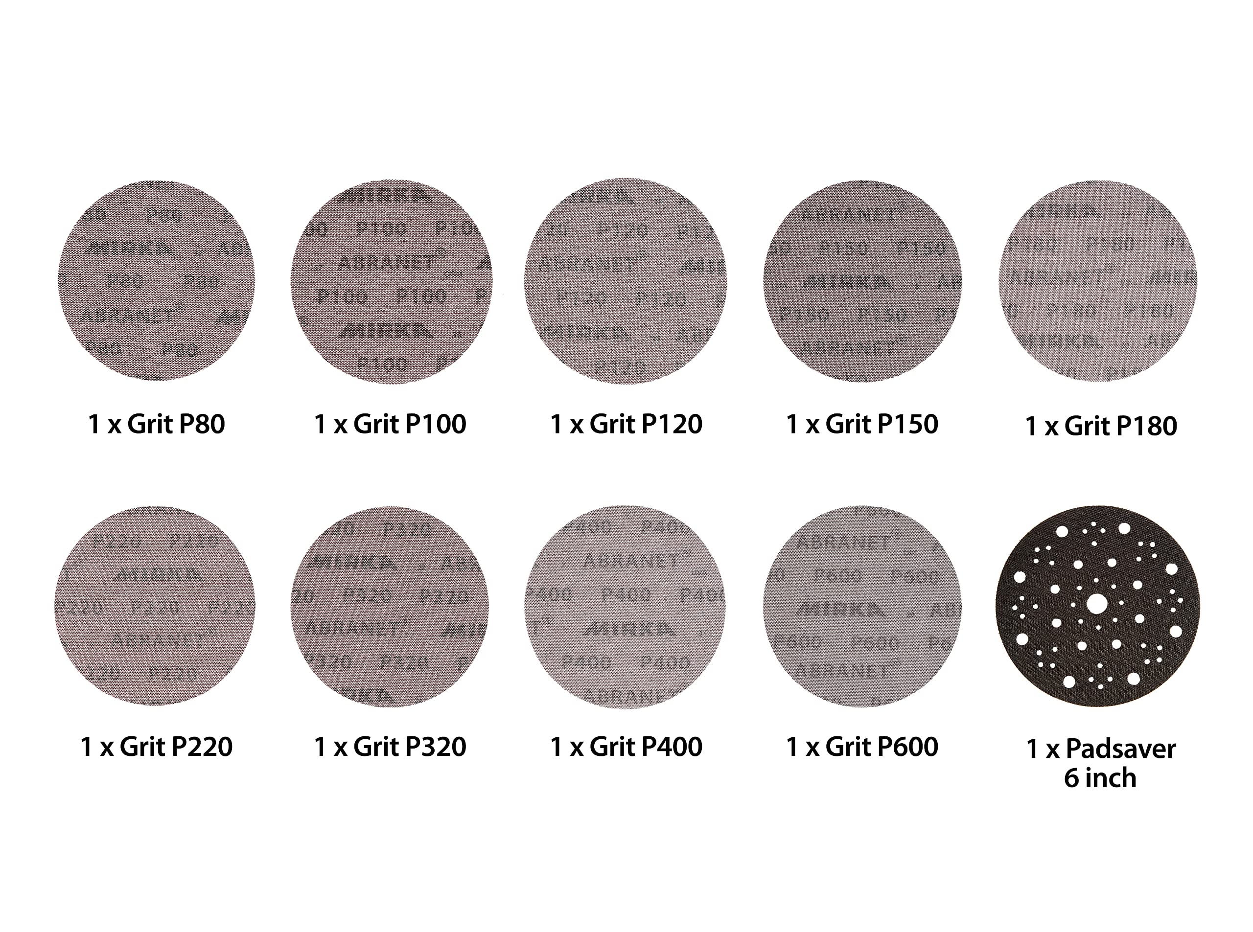 Mirka Abranet Sanding Discs - Dust-Free Sanding -2