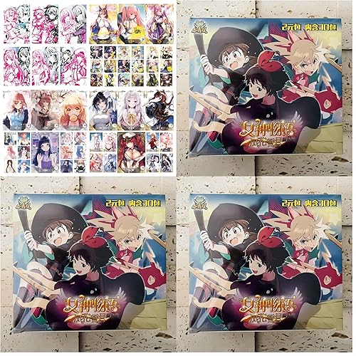 540 tarjetas de colección de Goddess Story TCG, caja de refuerzo para jugar, tarjetas de regalo de cumpleaños, juguetes de mesa, 3 cajas