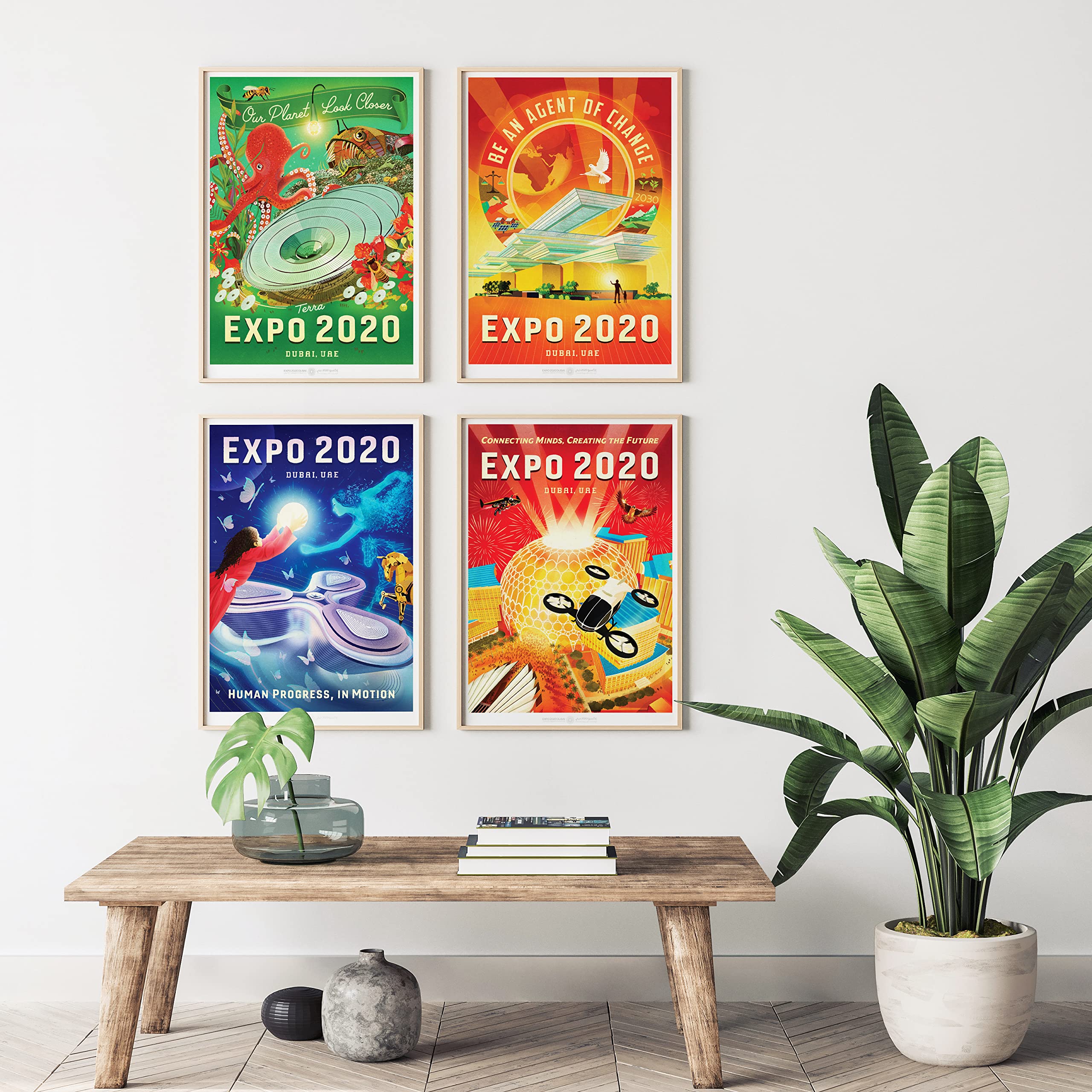 Buy Expo 2020 Dubai Special Release Vintage Style Fine Art Print for Al