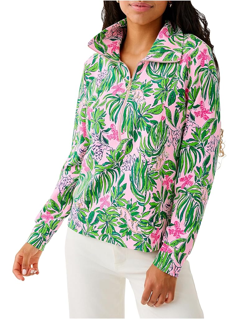Pink Lilly Pulitzer Eleni Upf 50+ Pullover