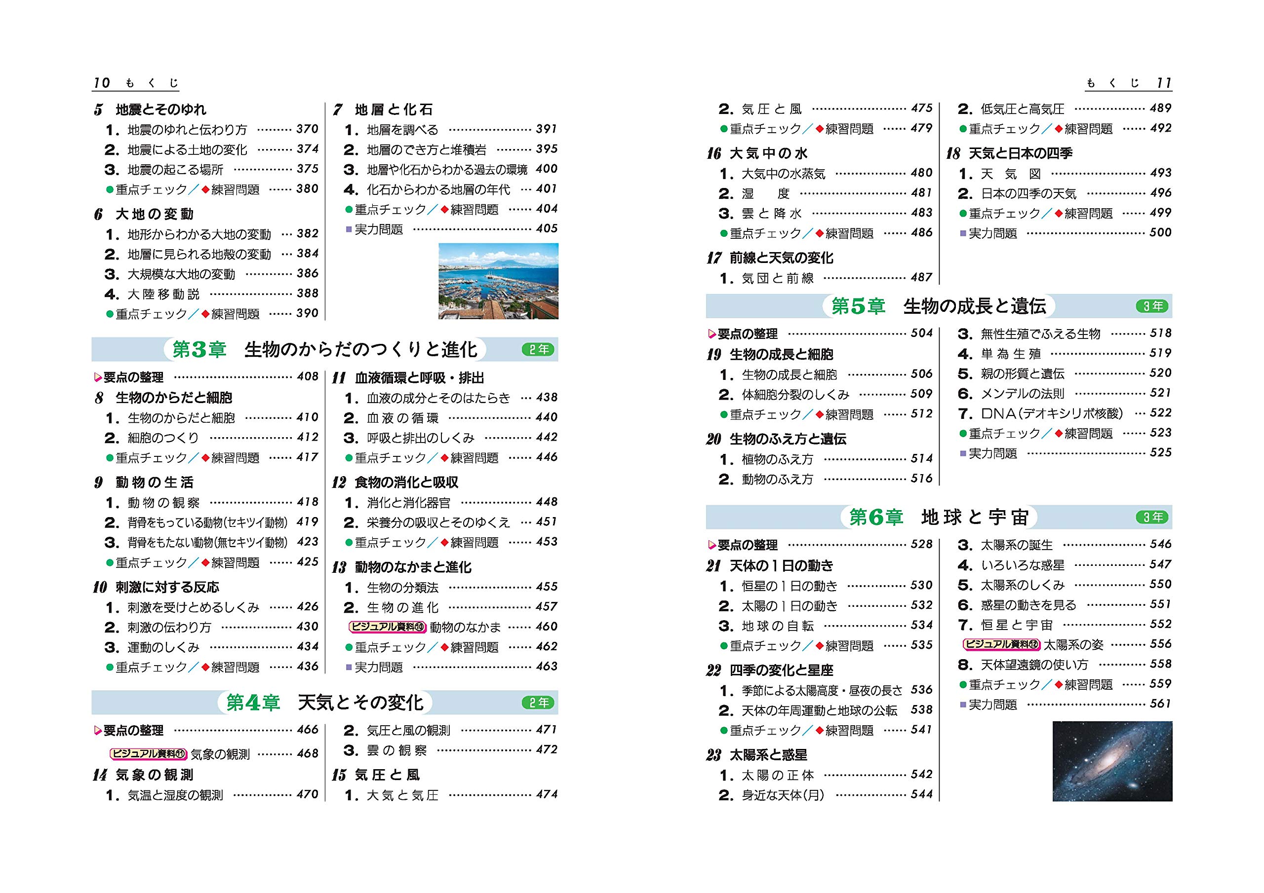 中学 理科 自由自在 基礎から難関校受験まで Books Amazon Ca