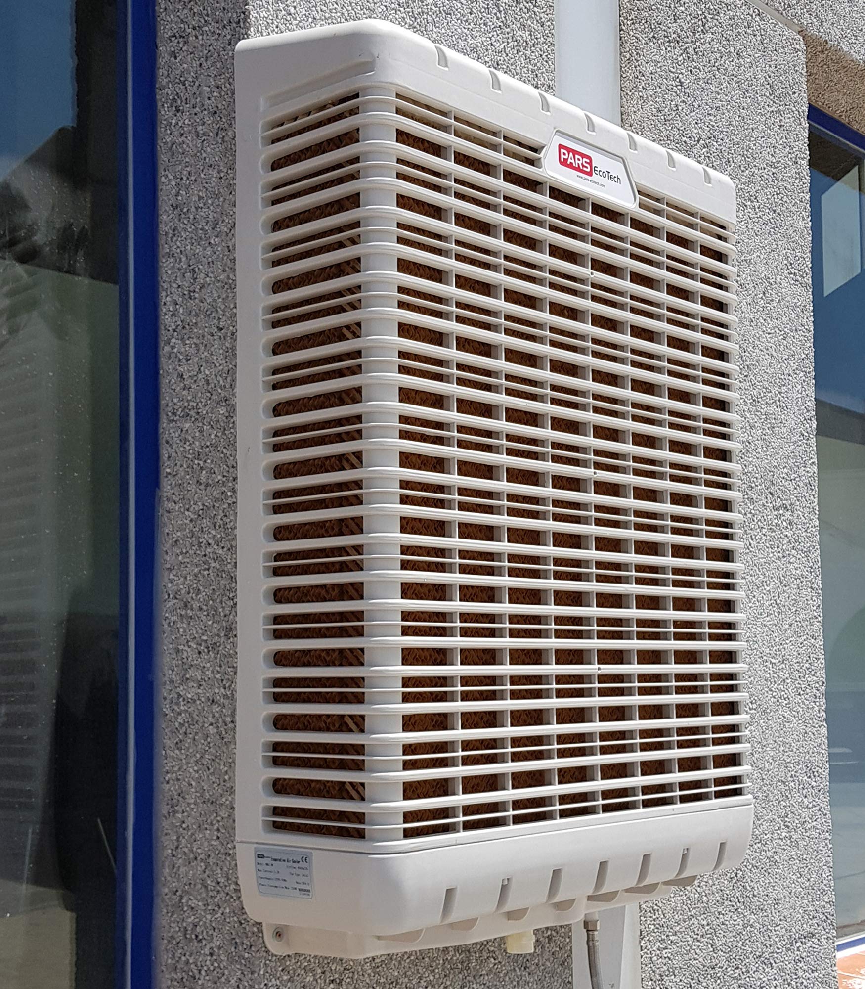 Climatizador evaporativo a pared PARS EcoTech ECOwall-6000 con caudal de 6.000m3/h REALES