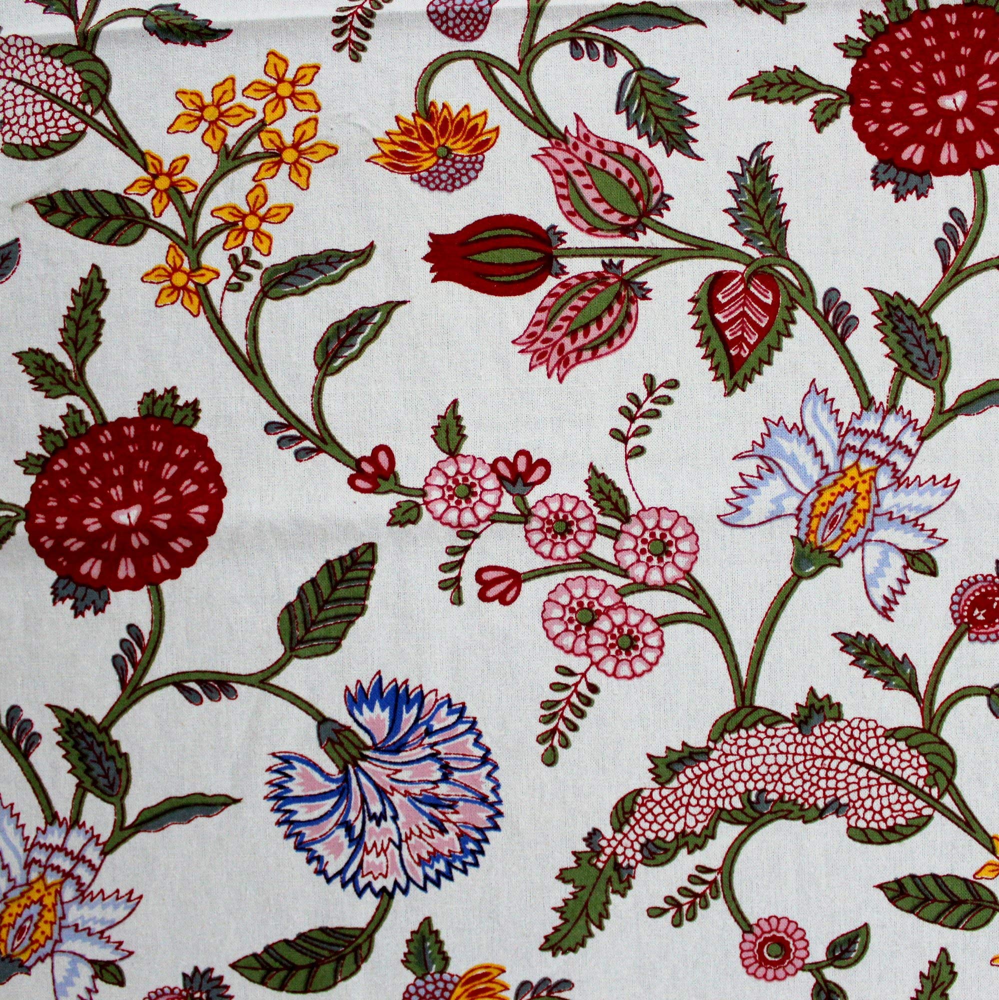 Amazon.com: HOMESTEAD Rectangle Tablecloth 60x90 Cotton Spring Floral  Kitchen Dining Table Linen : Home & Kitchen
