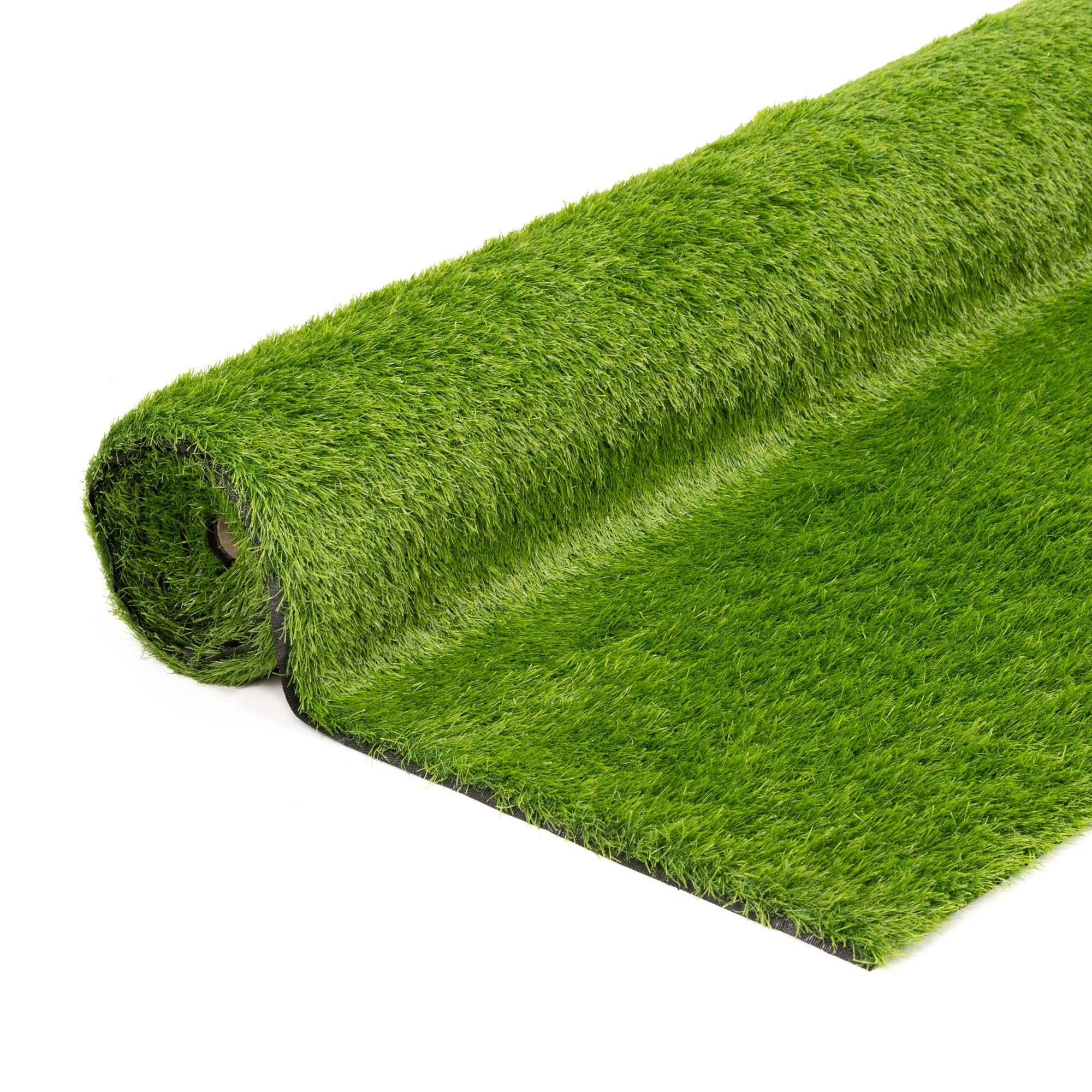 SPRINGOS Prato artificiale, 3 x 2 m, 32 mm, tappeto erboso da giardino, resistente ai raggi UV, con fori di drenaggio, spesso erba sintetica per esterni, per balcone, terrazza, patio, animali