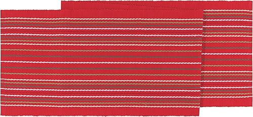 Now Designs Camino de mesa rojo Ridge