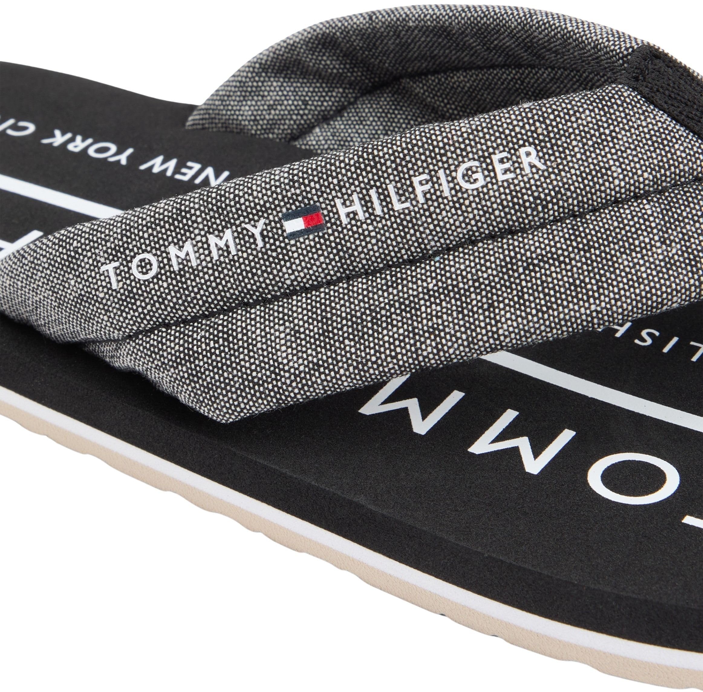 Tommy Hilfiger Hilfiger Chambray Beach Sandal Fm0fm05751 DiapositivesHomme