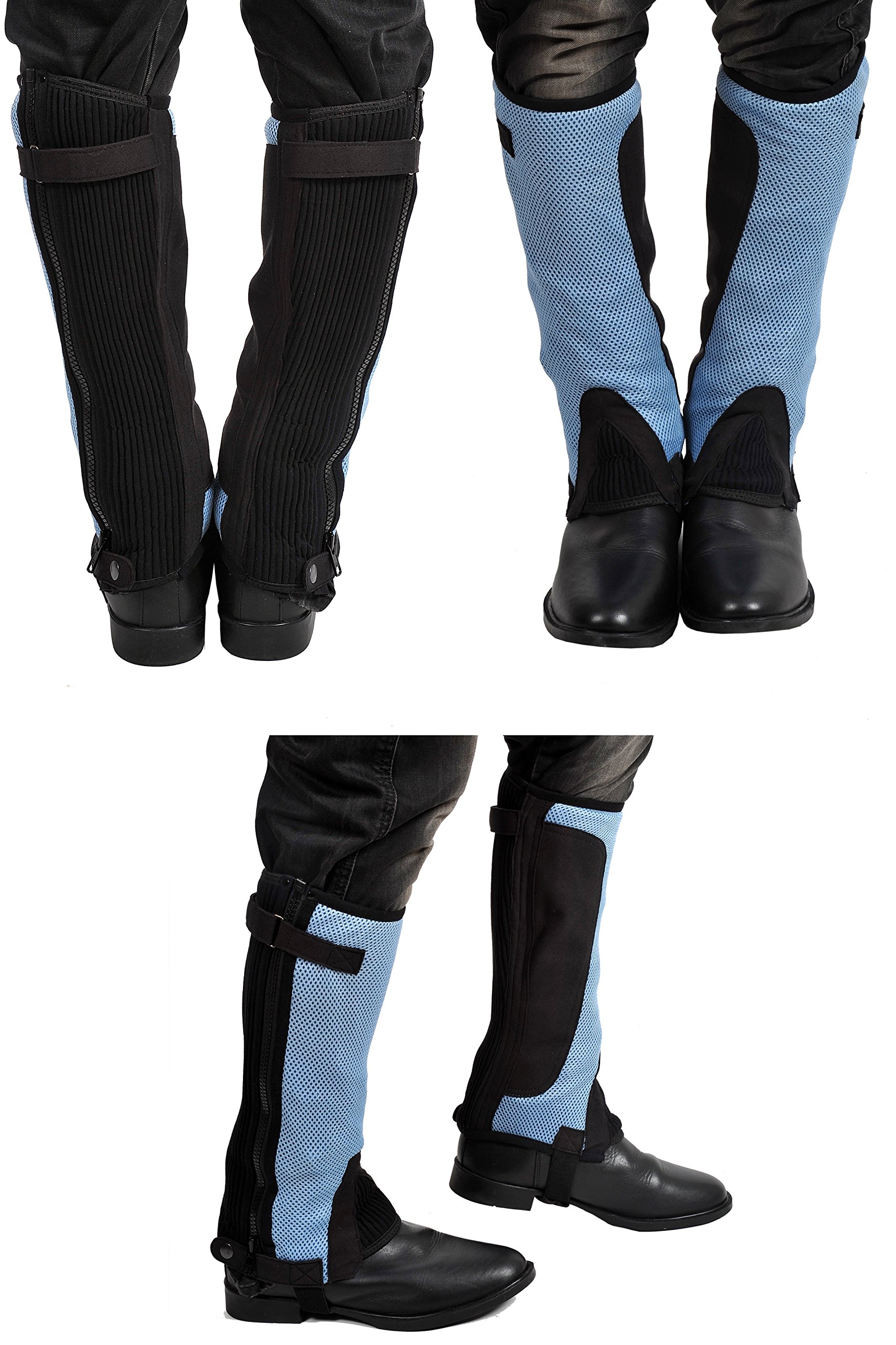 Reiterchaps Mesh Mit Synthetischen Amara Mini Chaps Ghette da equitazione Unisex Adulto