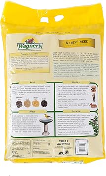 Wagner's 62053 Nyjer Seed Wild Bird Food, 20-Pound Bag