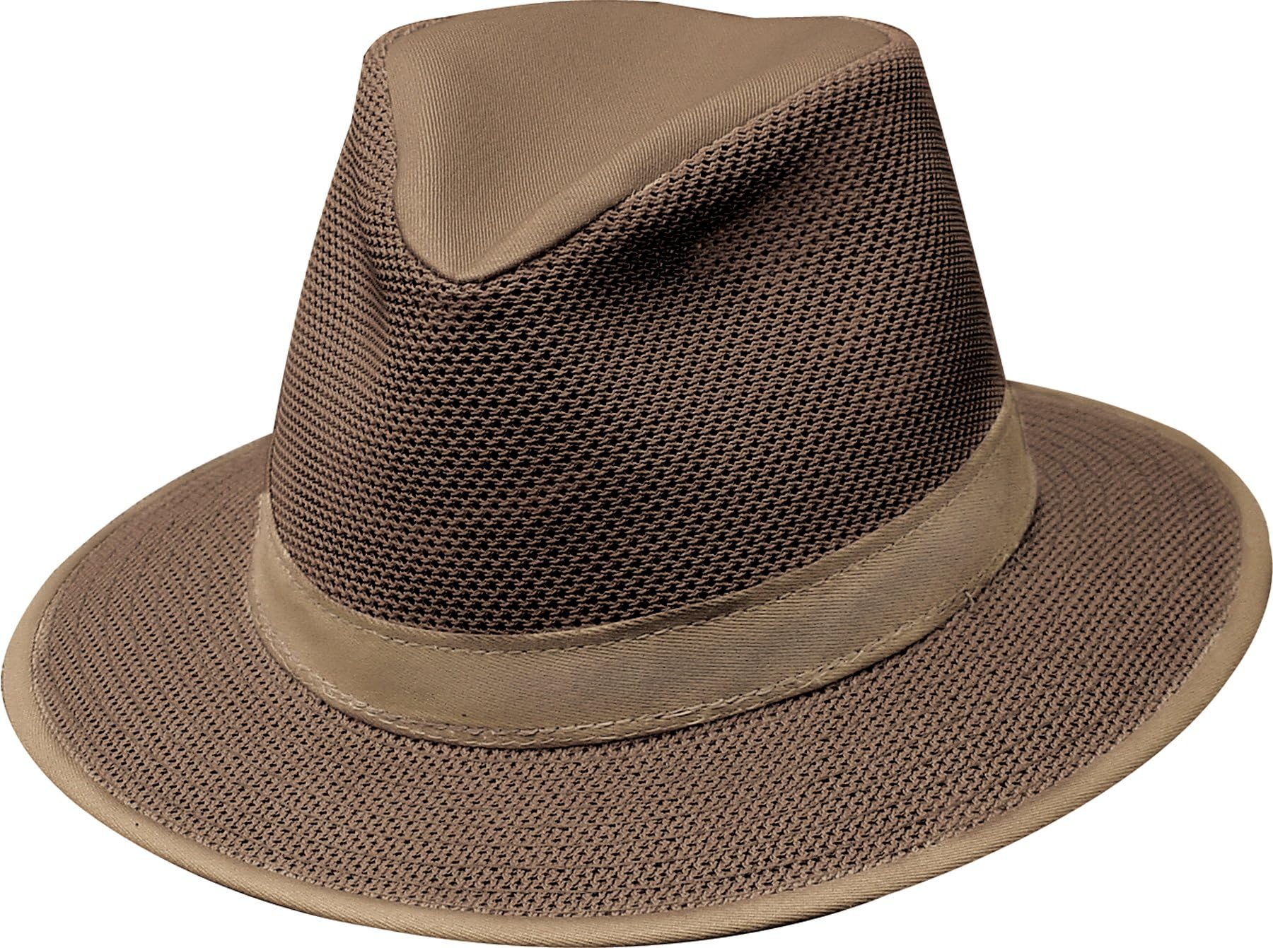 Henschel Hats Safari Breezer Hat - Wide-Brim Sun Hat for Men with Mesh Composition