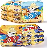 Vista 8 de EunHo Cornhole Bags Regulation Dual Sided Set of 8, Professional Cornhole Bean Bags Slick & Sticky Side Bags with Carry Bag