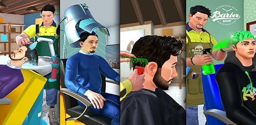 Tatuagem cabelo: jogos barbearia salão cabeleireiro | Virtual Barber Hair Salon Beard Shave Games: S