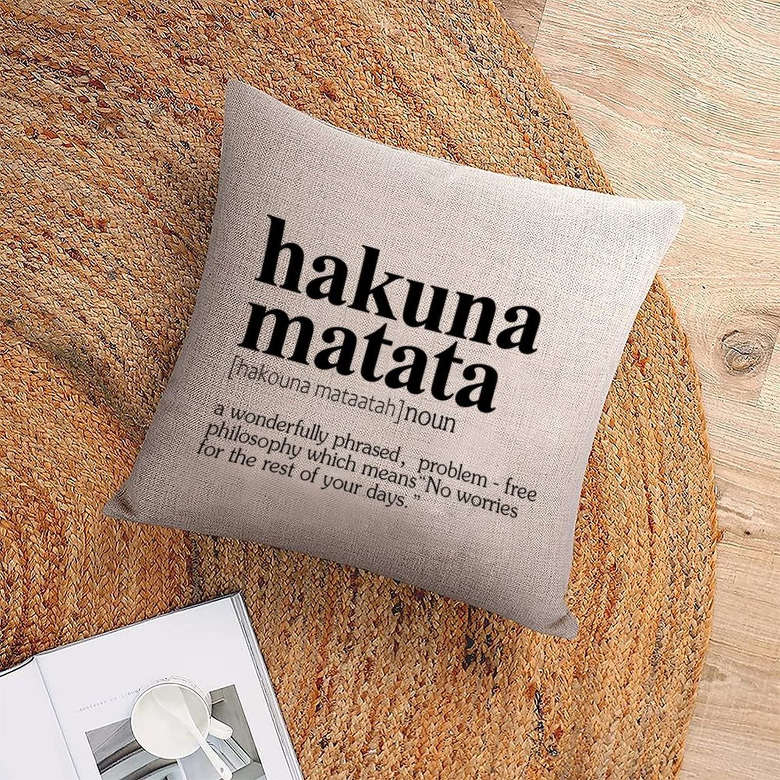 Funda De Almohada Inspiradora Con Definición De Sustantivo X