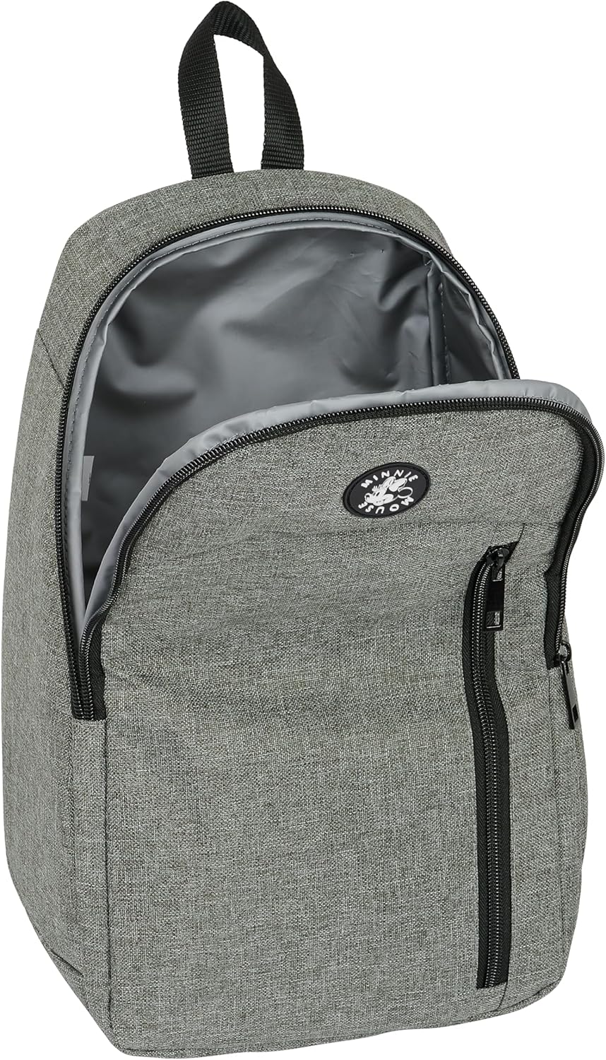 Safta MINNIE GREY – Waterproof Cooler Backpack, Cool Box for Cold and Hot, Easy to Carry, Waterproof Cooler, Cool Box for Hiking, 23 x 18 x 36 cm, Grey, grey, Estándar, Casual, Grey, Estándar, Casual