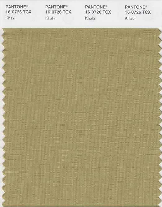 PANTONE Smart 16-0726X Color Swatch Card, Khaki - House Paint - Amazon.com