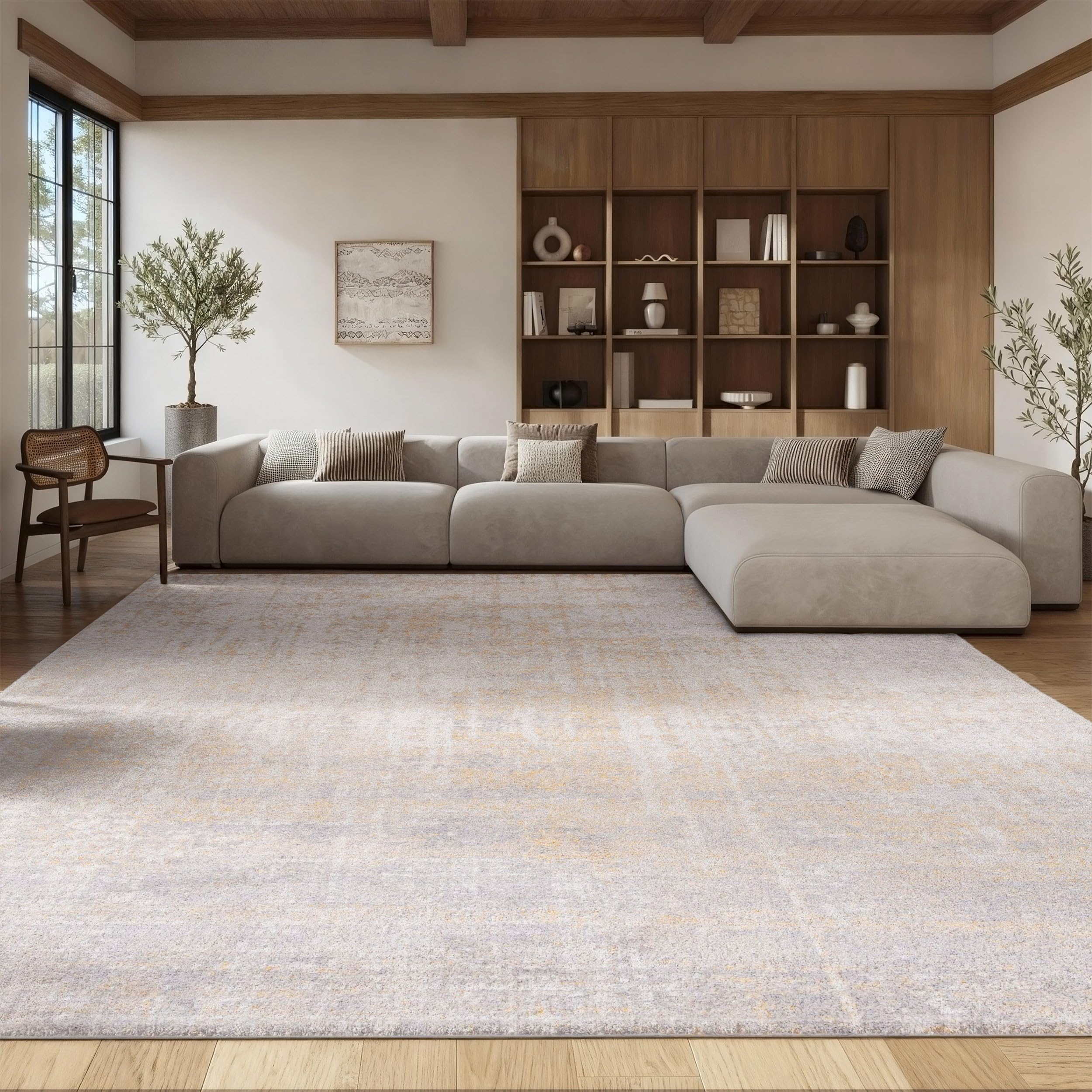 SAFAVIEH Adirondack 12x15 Cream and Gold Area Rug