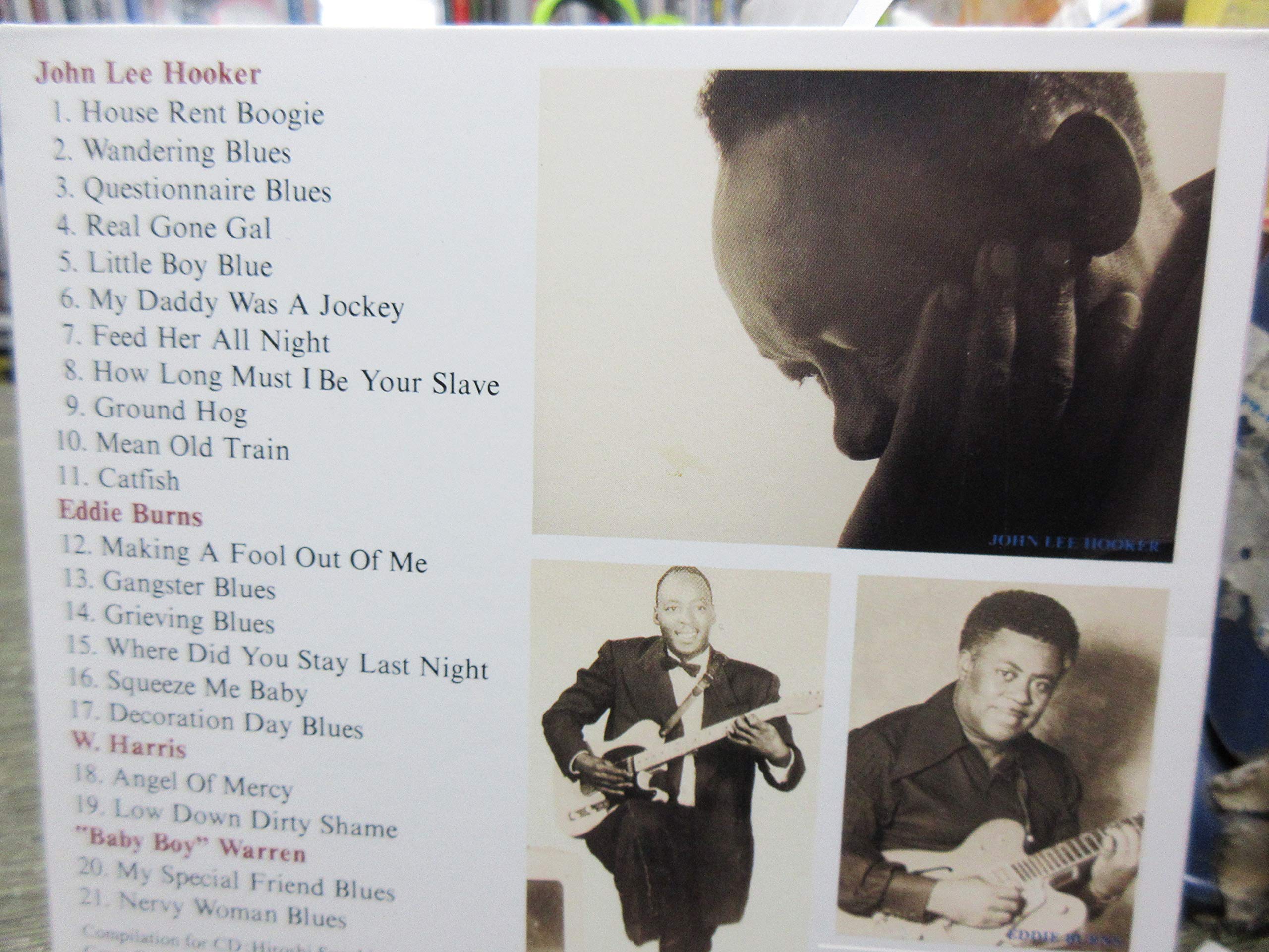 JOHN LEE HOOKER - Detroit Stuff - Blues From Hastings Street - Disque CD