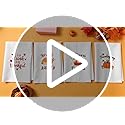 Vansolinne 4PCS Friendsgiving Kitchen Towels Thanksgiving Dish Towels Fall Autumn Harvest Pumpkin Turkey Maple Leaves Farmhouse Home Decorations Funny Kitchen Bathroom Hand Towel Housewarming Gift - Image 4
