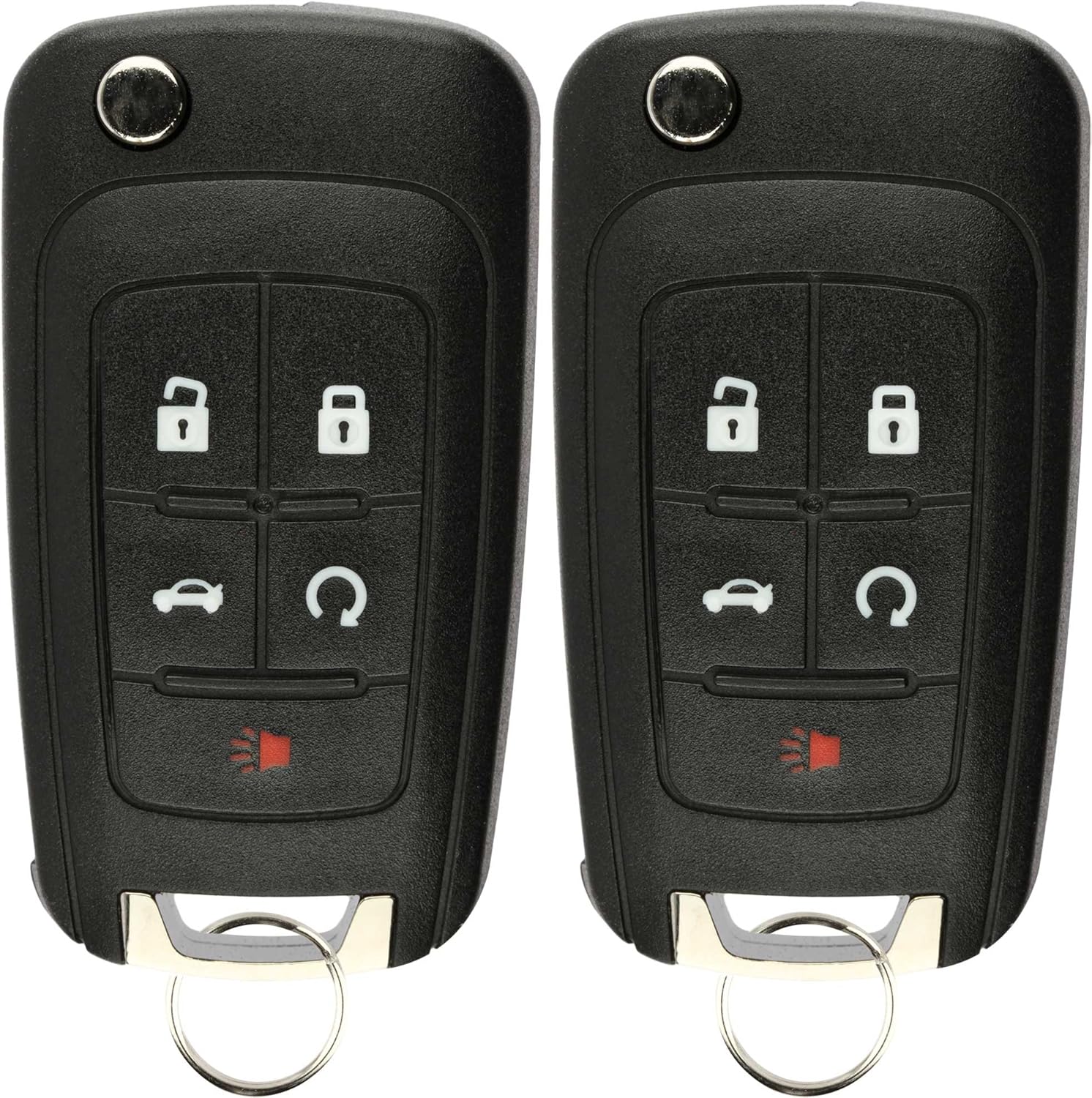 Exсluѕіvе Dіѕсоunt 60% Prісе KeylessOption Keyless Entry Car Remote Uncut Flip Key Fob Replacement for OHT01060512 (Pack of 2)