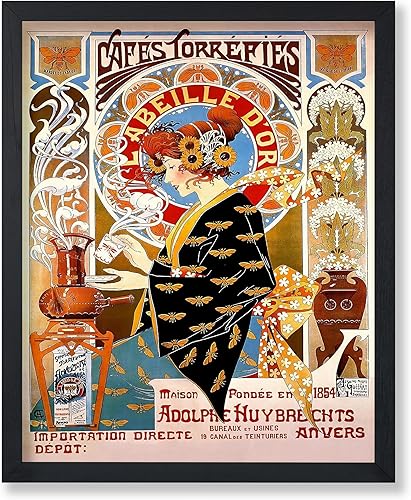 Poster Master Póster vintage de café Torrefies  Impresión retro de café tostado  Arte de comida y bebida  Arte de pared de café  Arte de pared para