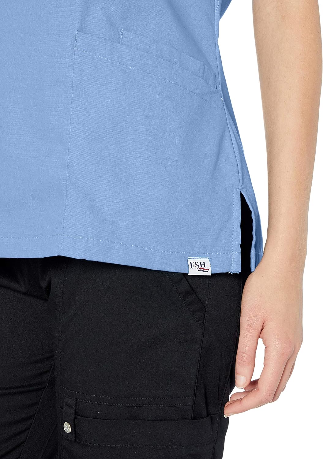 Fashion Seal Healthcare Women's Ladies Ciel Simply Soft Mock Wrap Tunic - Image 2