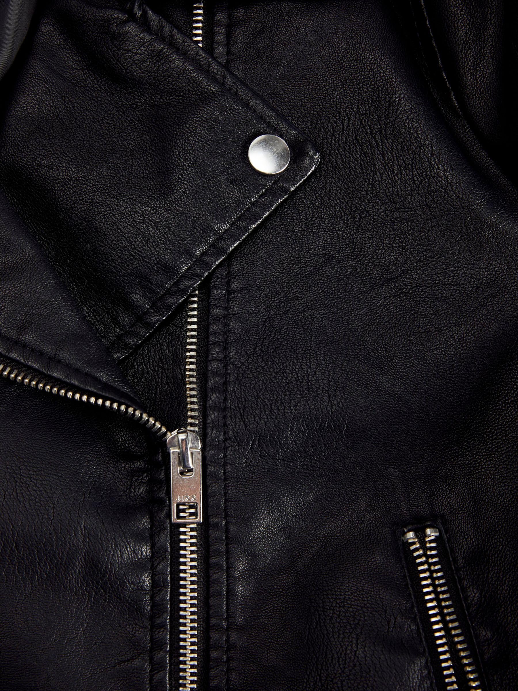 JACK & JONES Leather Look Biker Jacket JXGAIL Leather Look Biker Jacket