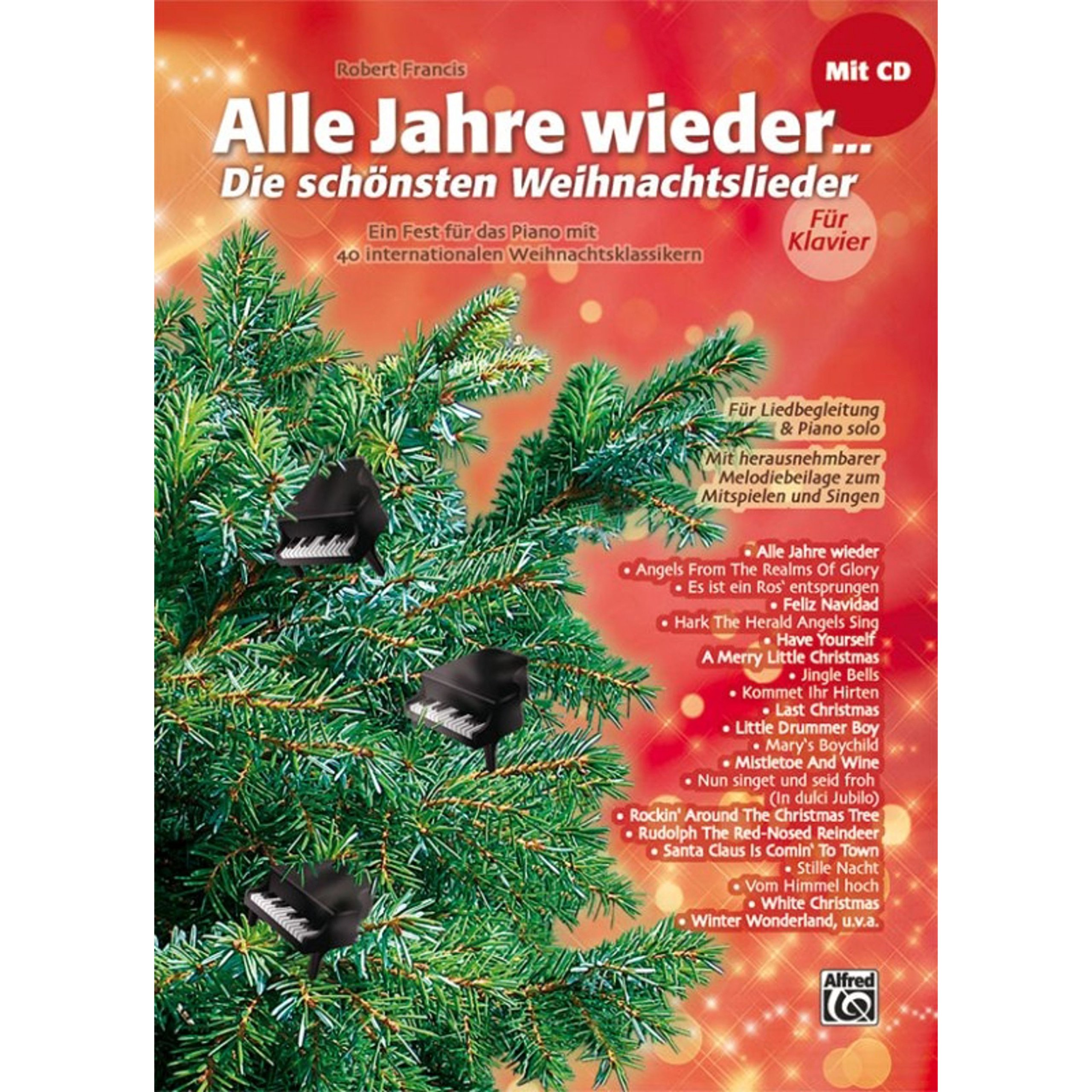 Recueil Klavier de Noël : 40 partitions de prestige avec CD et insert de luxe
