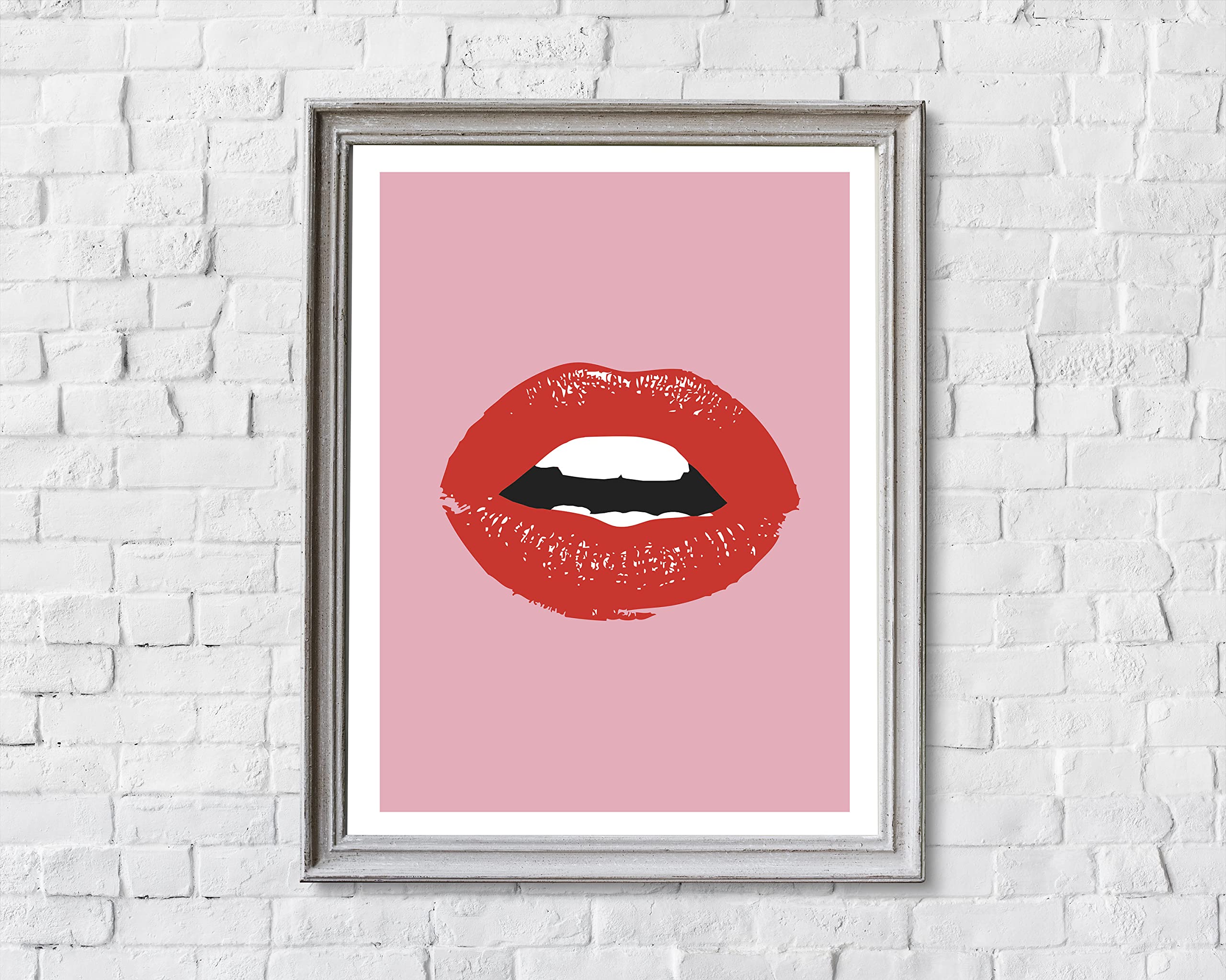 GenericLips Pop Art Print, Lips Pop Art Poster, Lips Illustration, Pop Wall Art, Retro Wall Art, Retro Print, Fashion Print, Fashion Poster,185