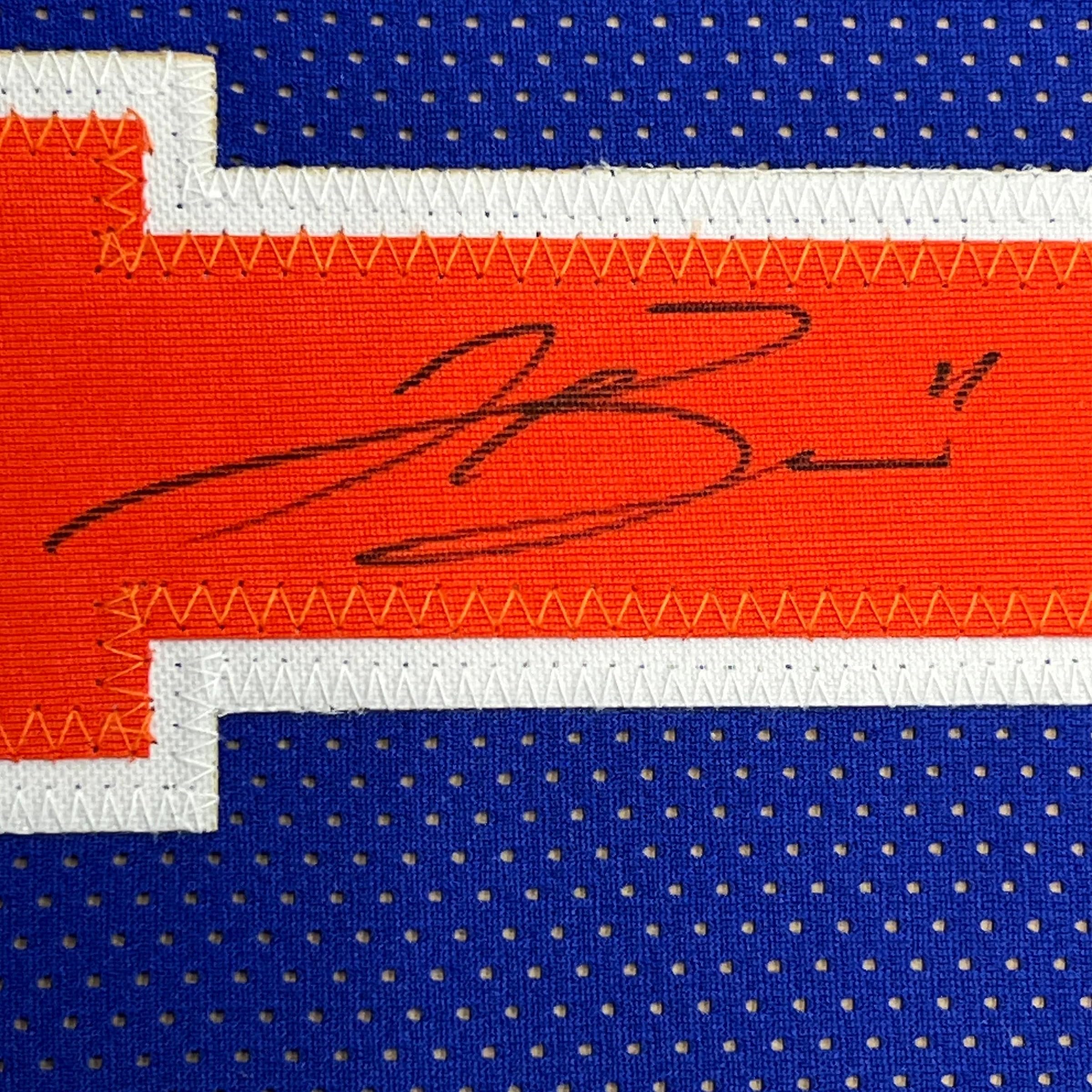 Maillot De Basket New York Knicks Dédicacé Par Jalen Brunson - Certificat Beckett