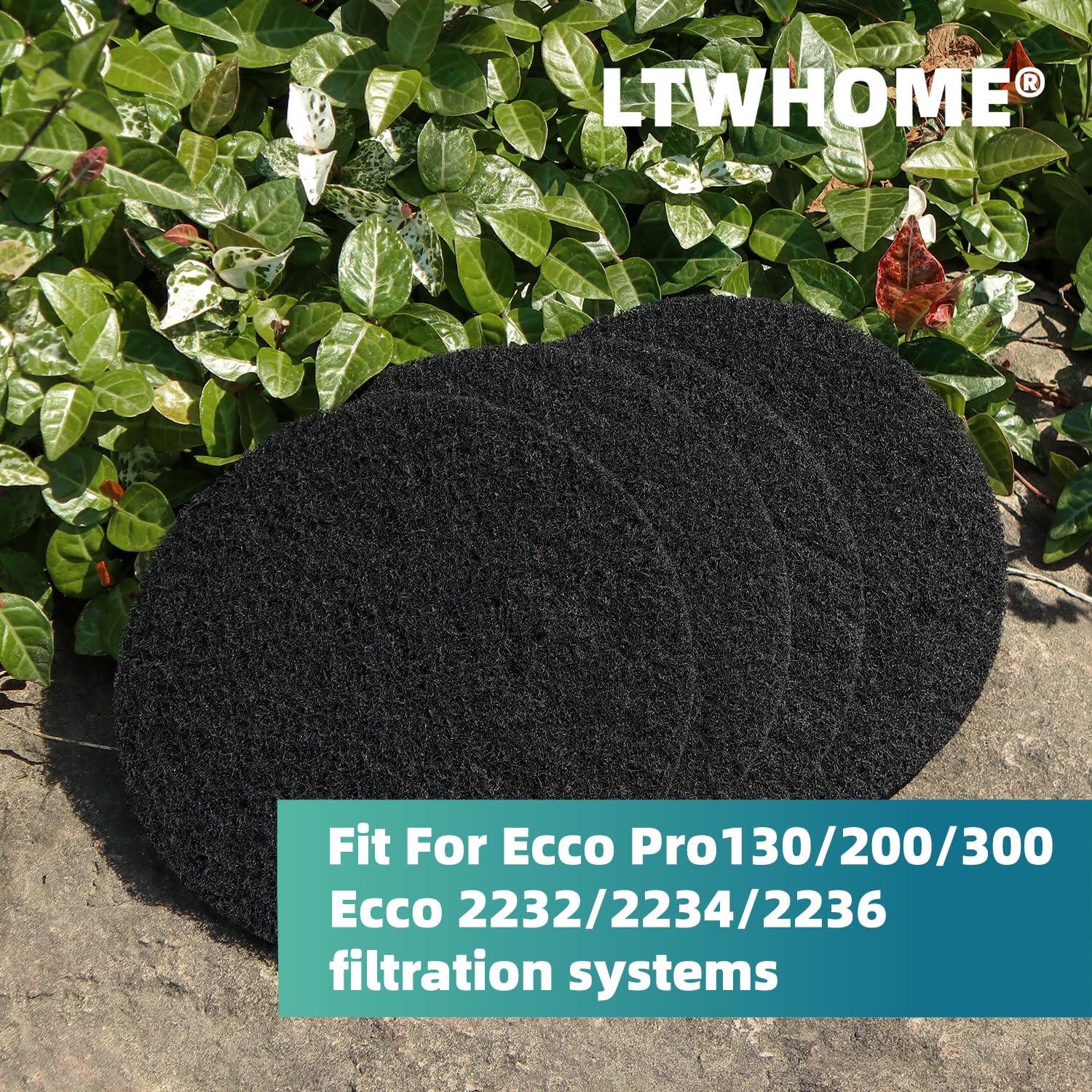 Compatible Activé Carboné Filtration Tapis Convient pour Eheim Classic 2213/250 2628130(Paquet de 12)