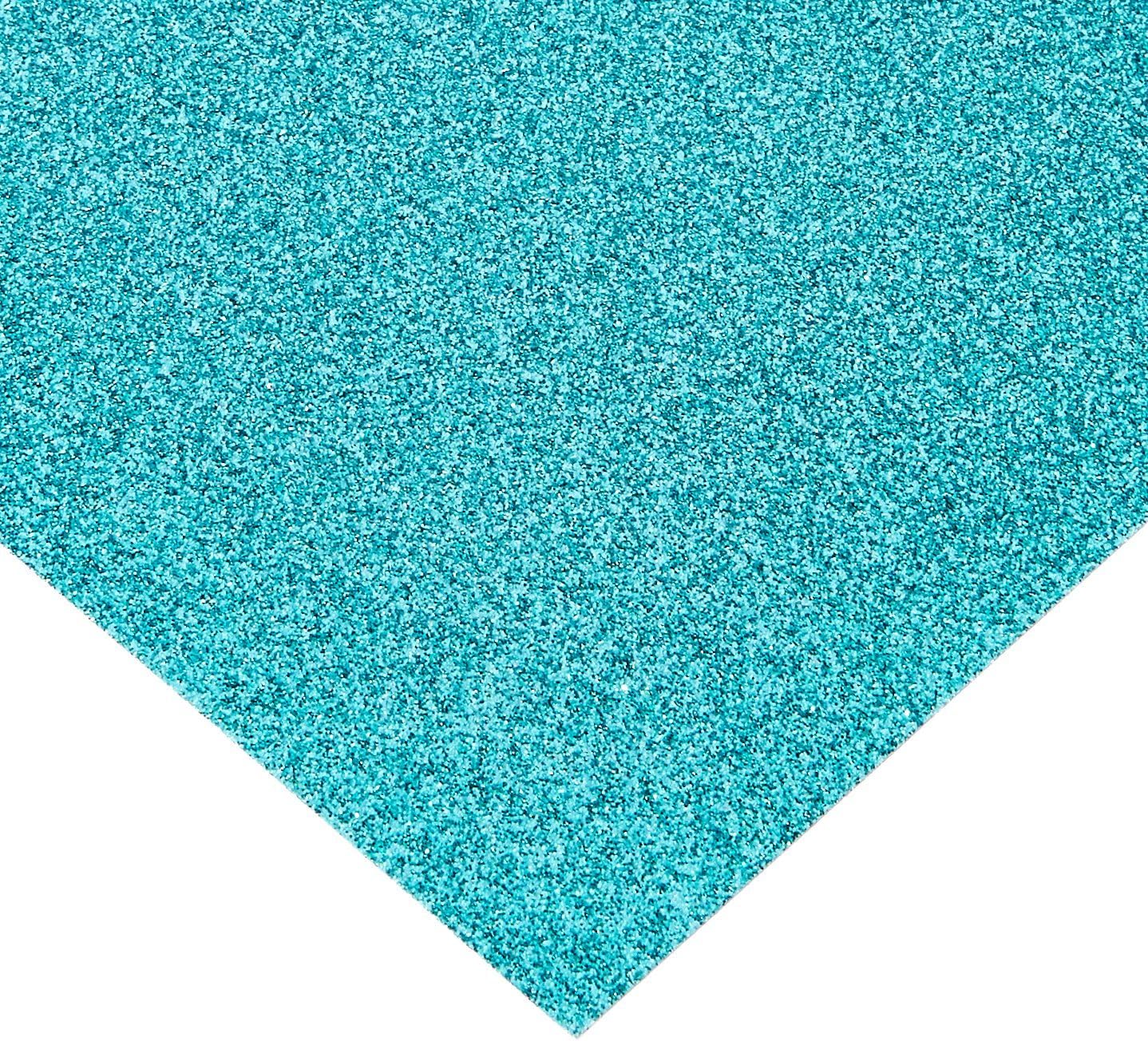 American Crafts Glitter Cardstock 12"X12"-Gold