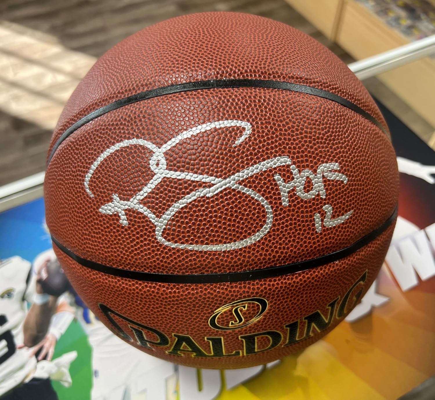 Ralph Sampson Authentic Autograph Full Size Basketball w/HOF '12 Inscription - Schwartz Sports Holo