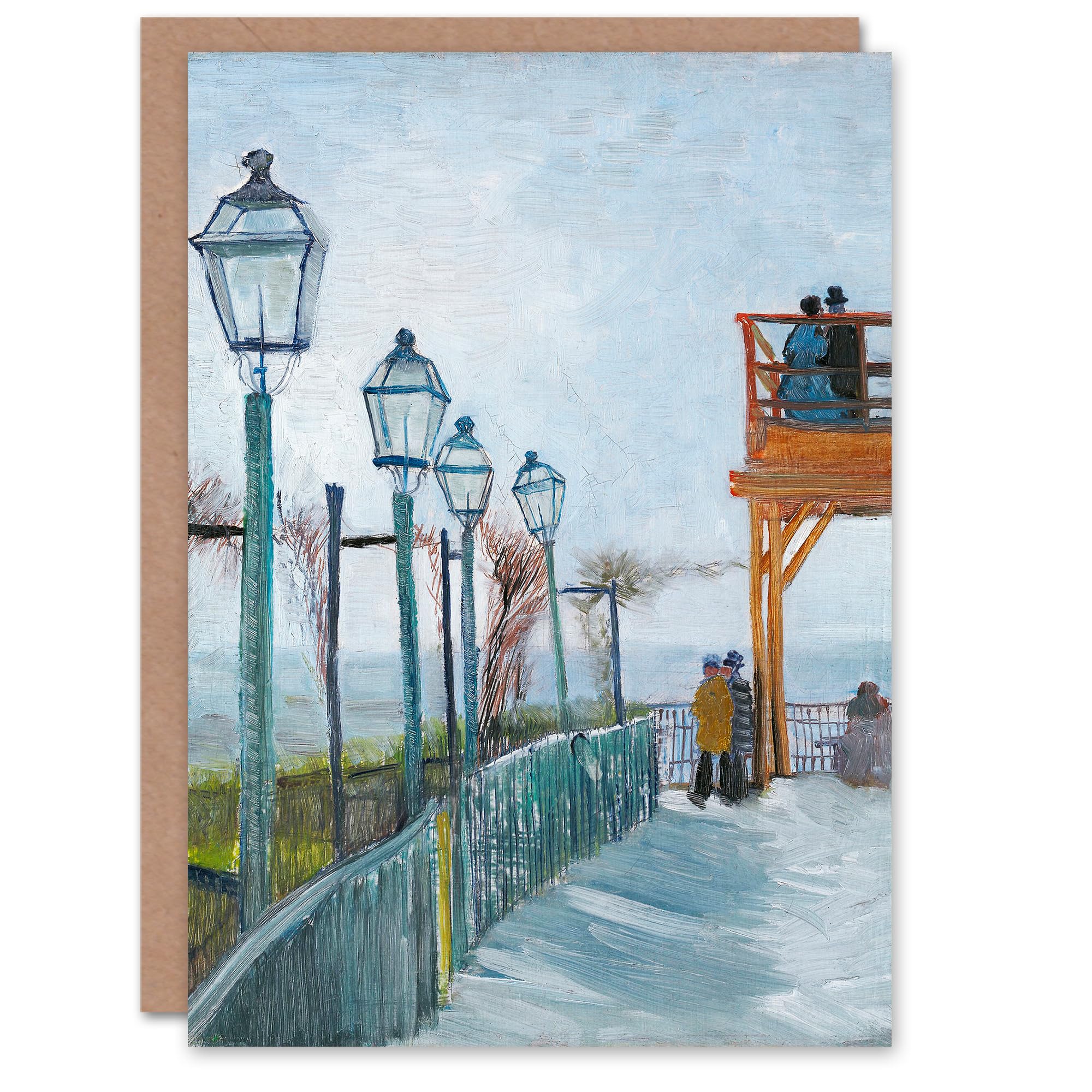 Artery8 Vincent van Gogh Art Card Montmartre Terrace and Observation Deck