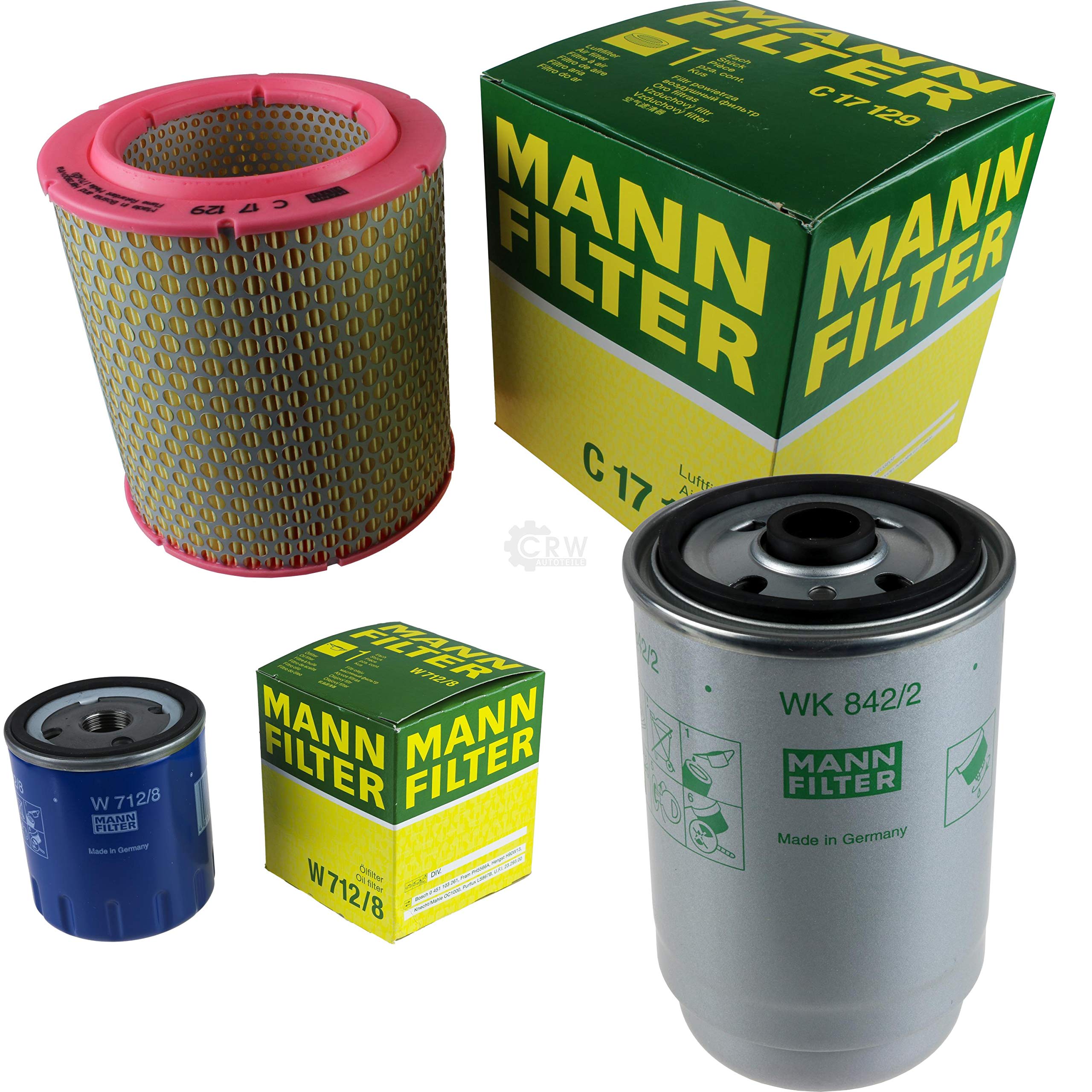 Set di ispezione pacchetto filtro aria filtro olio filtro carburante