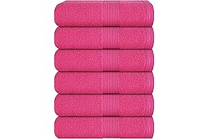 BELIZZI HOME Ultra Soft Hot Pink Hand Towels