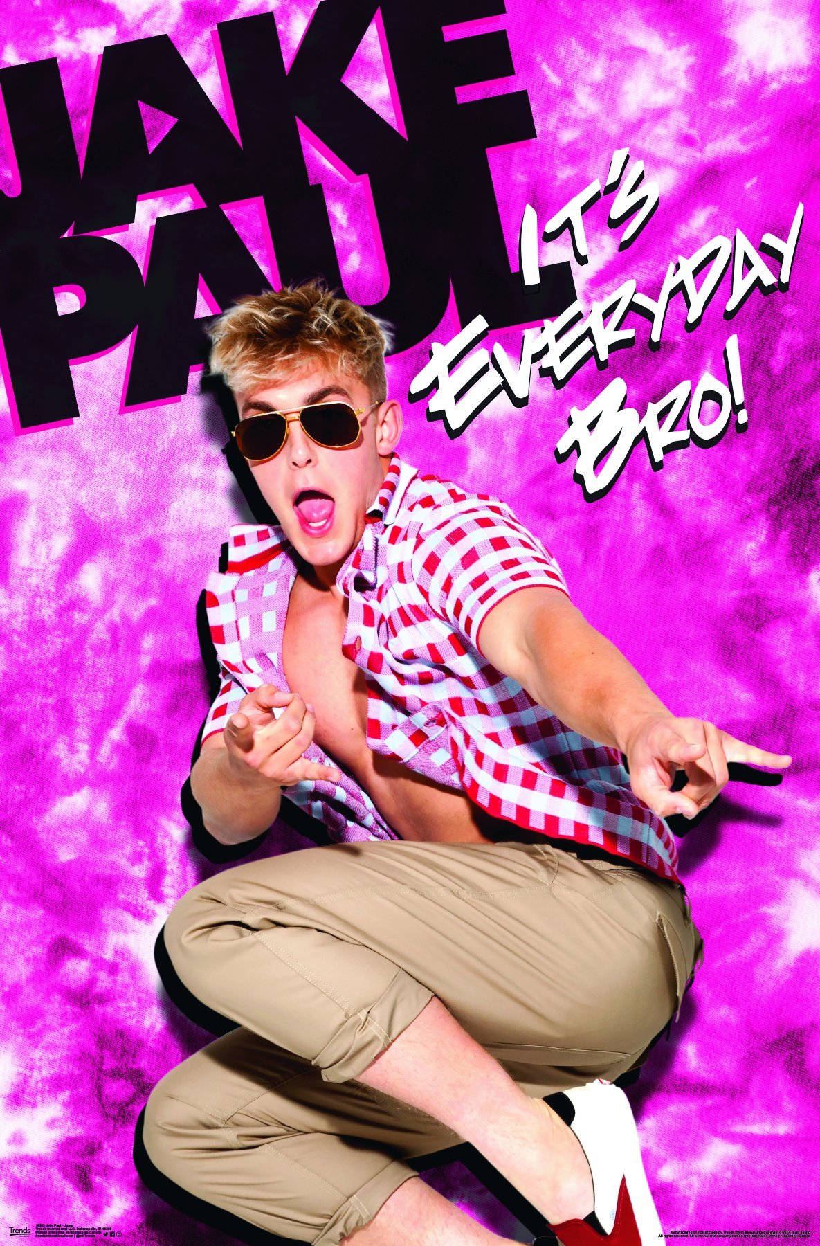 Trends International Jake Paul-Jump Wall Poster, 22.375 in x 34 in, Unframed Version