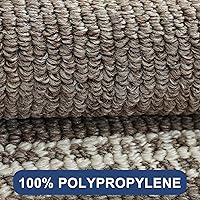 Vista 3 de COSY HOMEER Tapetes de cocina antideslizantes de polipropileno grueso para el hogar, lavable a máquina, 20 x 30/20 x 48 pulgadas, marrón